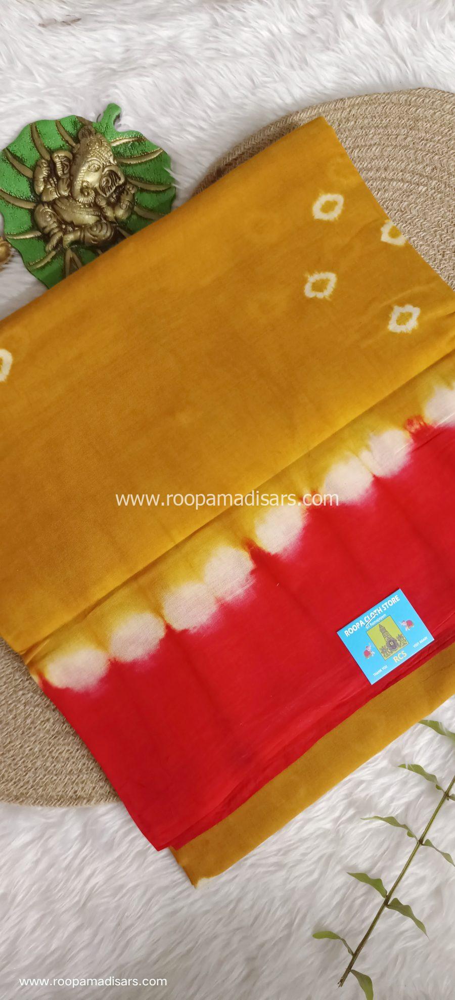 SUNGUDI SAREES -10.5YARDS MADISAR SAREE WITHOUT BLOUSE PIECE
