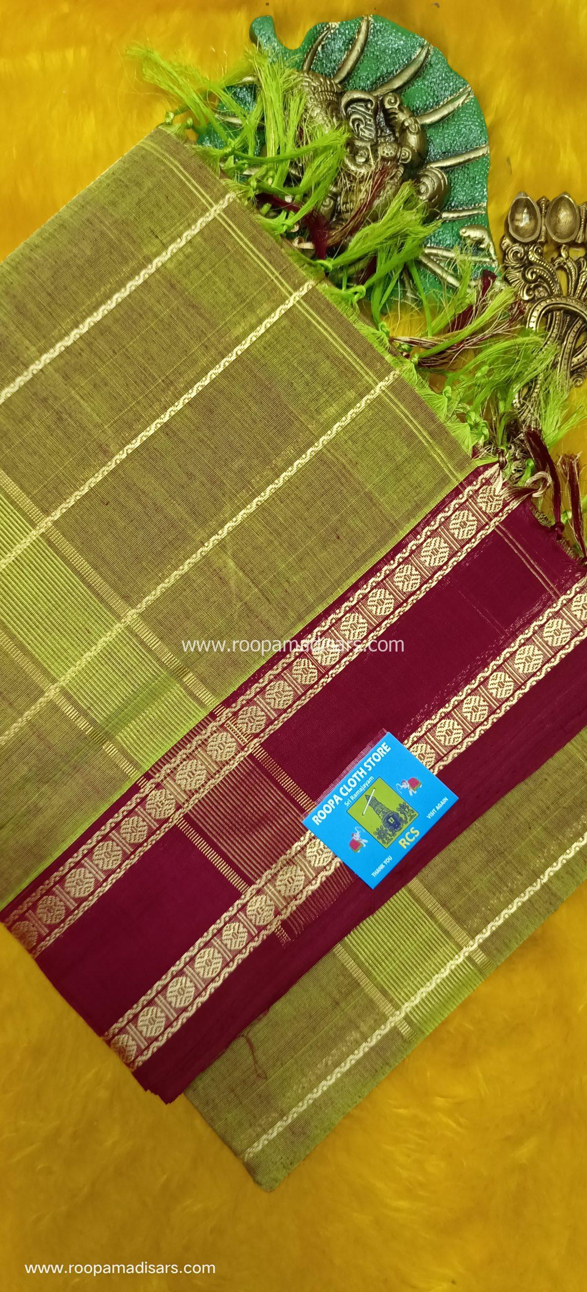 DEVENDRA SAREES -10 YARDS ORIGINAL DEVENDRA MADISAR SAREE WITHOUT BLOUSE PIECE - Image 2