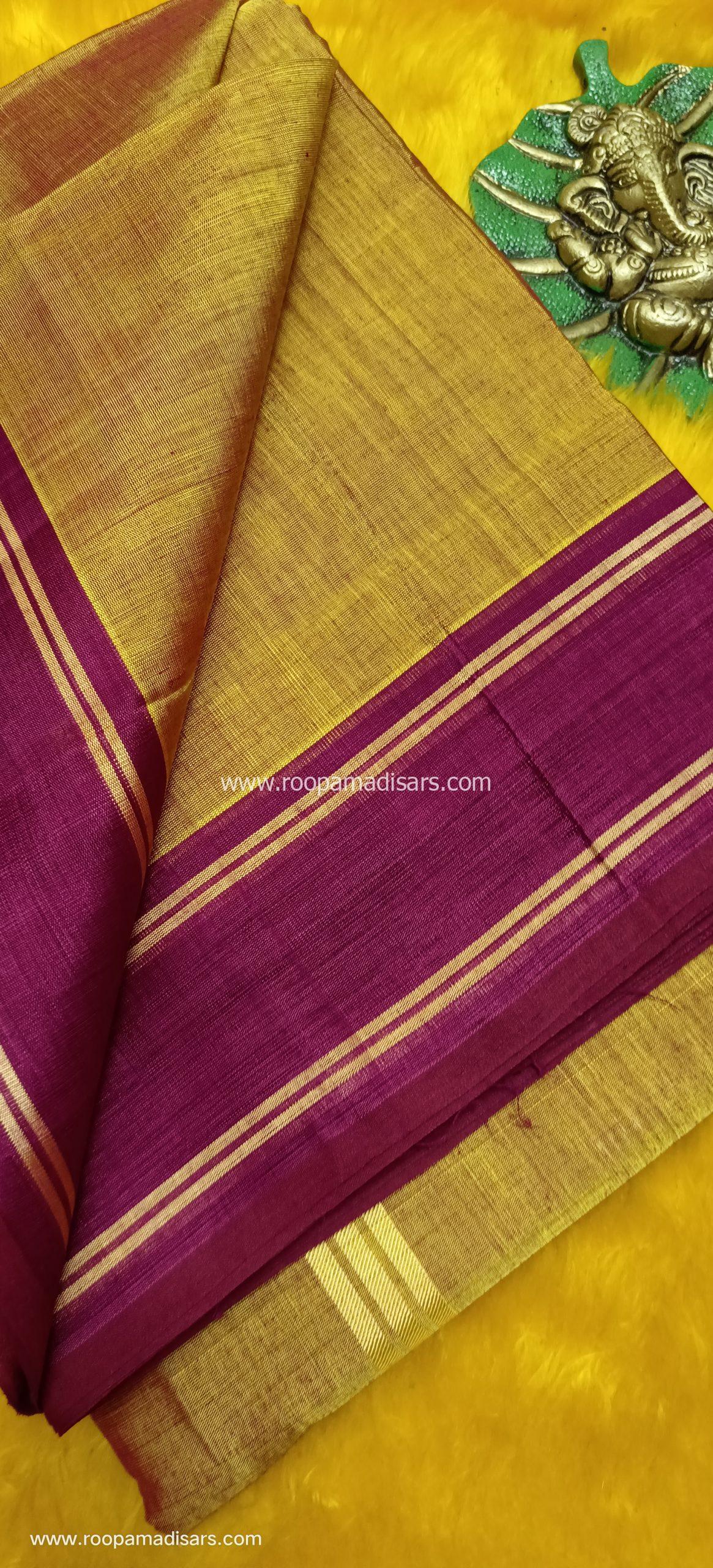 DEVENDRA SAREES -10 YARDS ORIGINAL DEVENDRA MADISAR SAREE WITHOUT BLOUSE PIECE