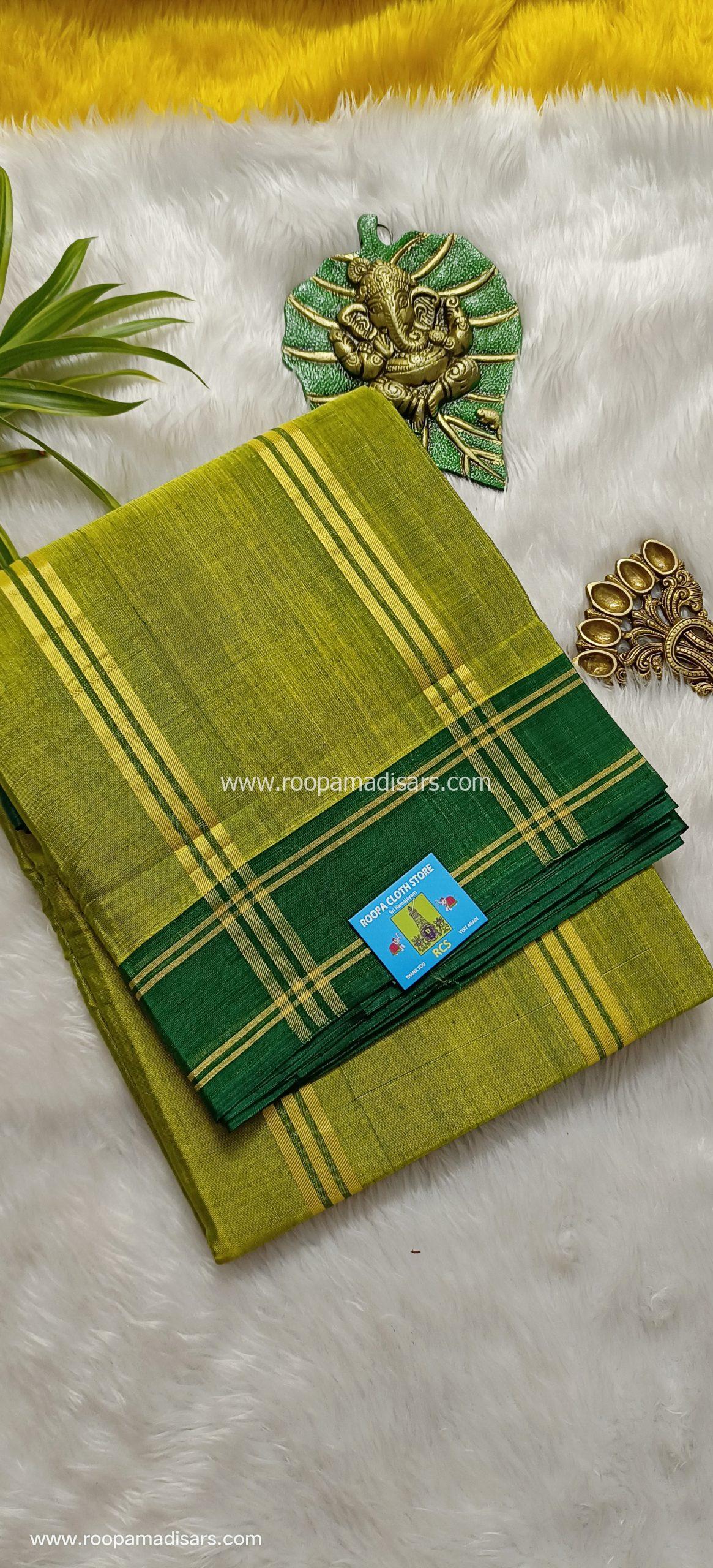 DEVENDRA SAREES -10 YARDS ORIGINAL DEVENDRA MADISAR SAREE WITHOUT BLOUSE PIECE - Image 2