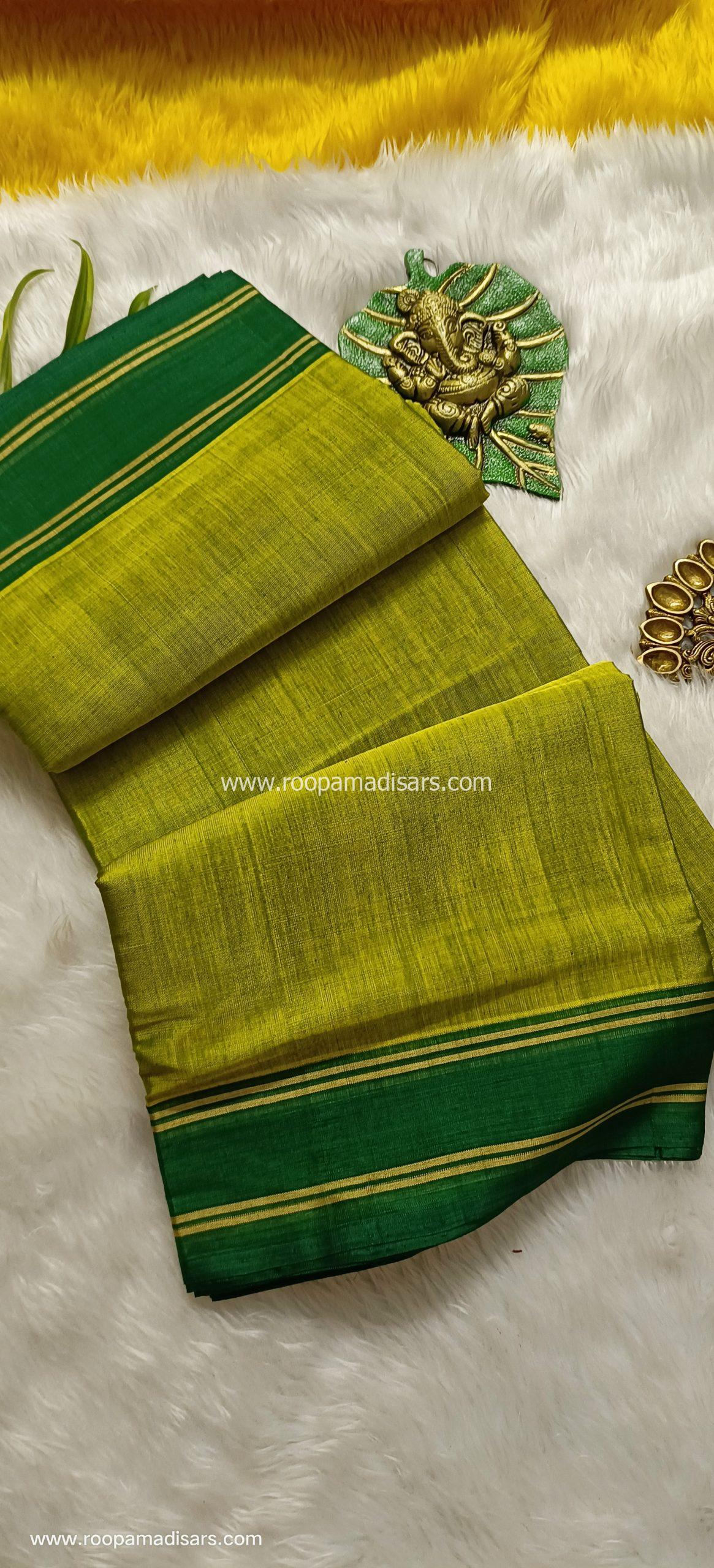 DEVENDRA SAREES -10 YARDS ORIGINAL DEVENDRA MADISAR SAREE WITHOUT BLOUSE PIECE