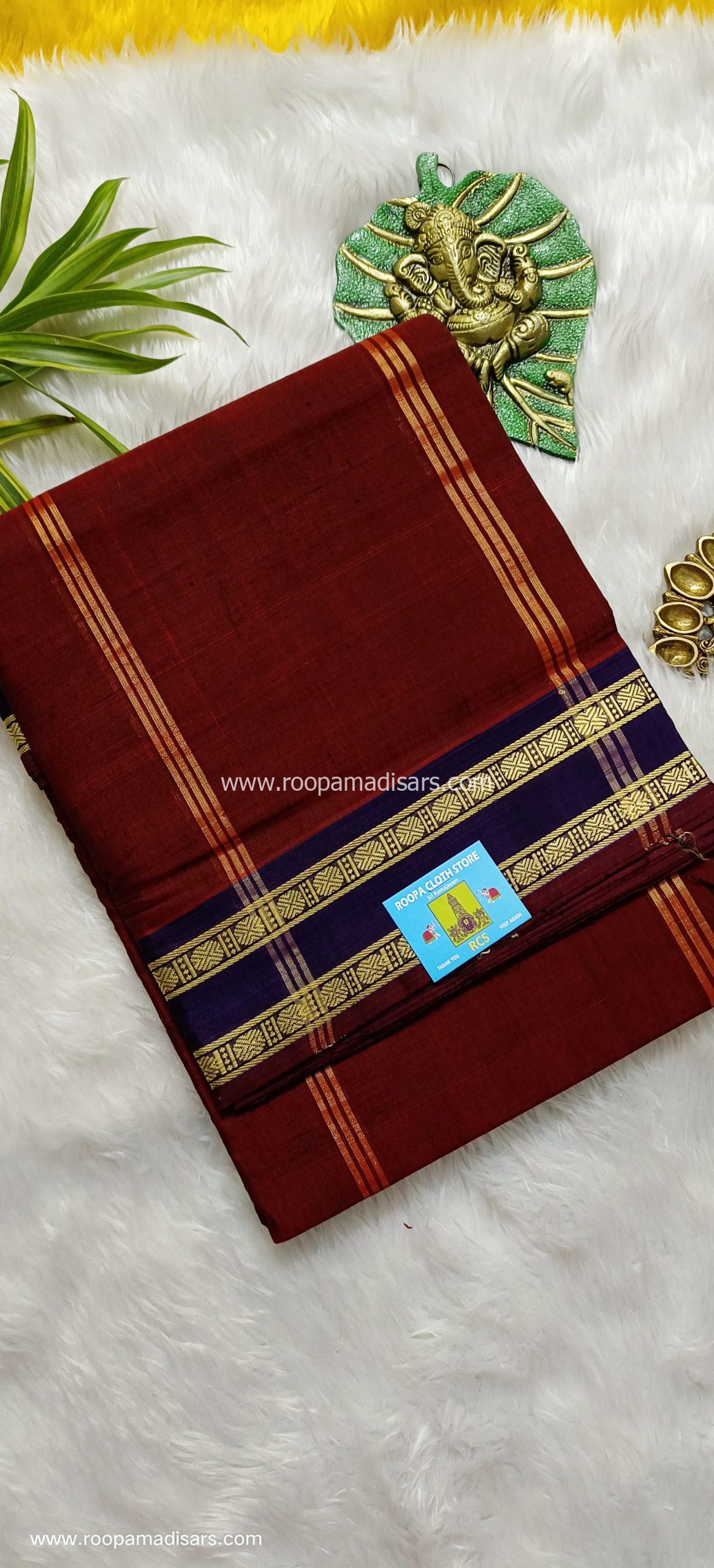 DEVENDRA SAREES -10 YARDS ORIGINAL DEVENDRA MADISAR SAREE WITHOUT BLOUSE PIECE - Image 2