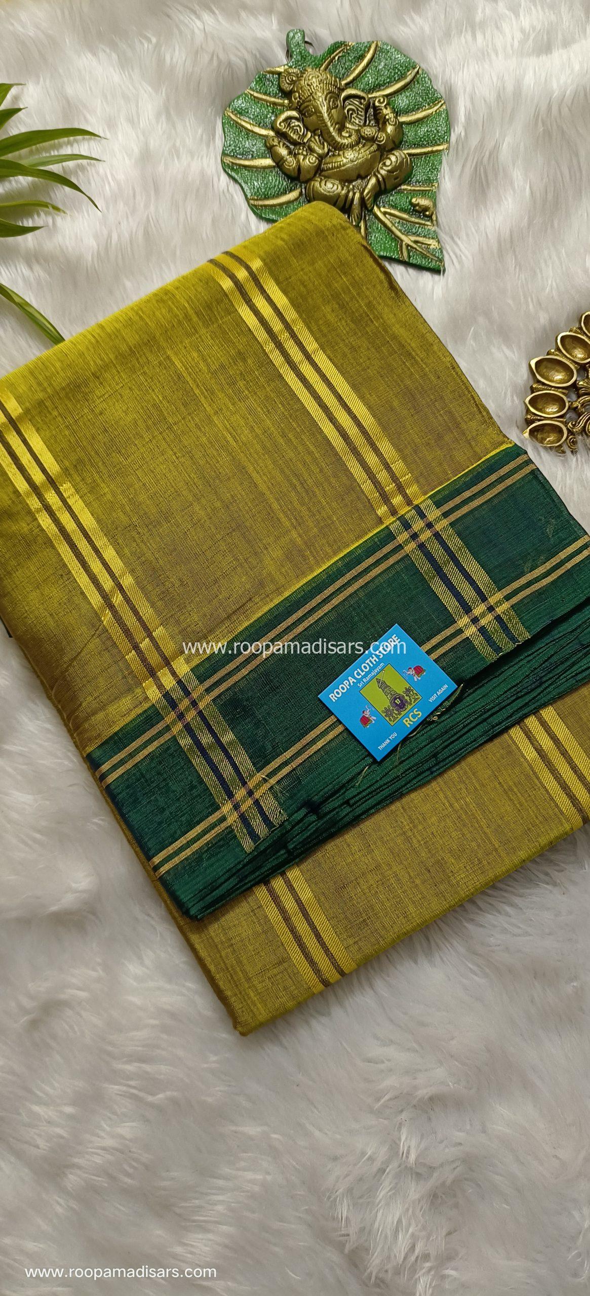 DEVENDRA SAREES -10 YARDS ORIGINAL DEVENDRA MADISAR SAREE WITHOUT BLOUSE PIECE - Image 2