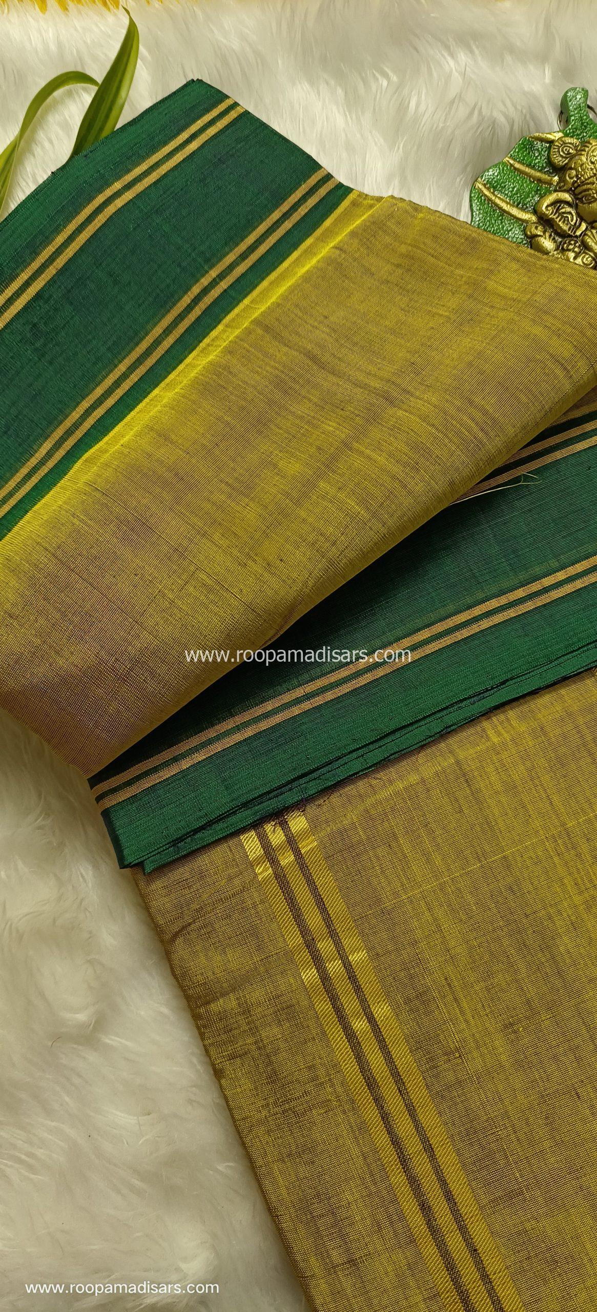 DEVENDRA SAREES -10 YARDS ORIGINAL DEVENDRA MADISAR SAREE WITHOUT BLOUSE PIECE