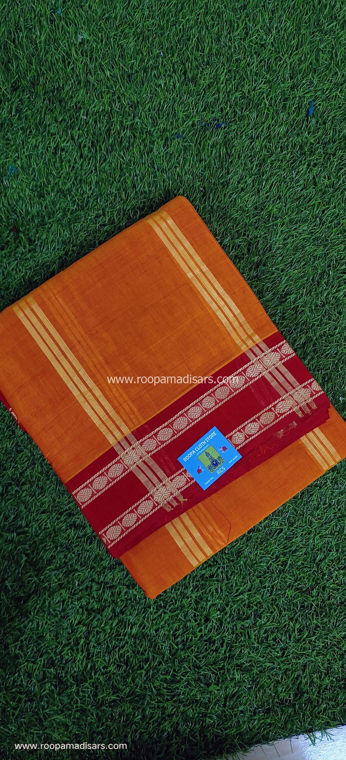 READYMADE DEVENDRA SAREES -10 YARDS ORIGINAL DEVENDRA MADISAR SAREE WITHOUT BLOUSE PIECE - Image 2