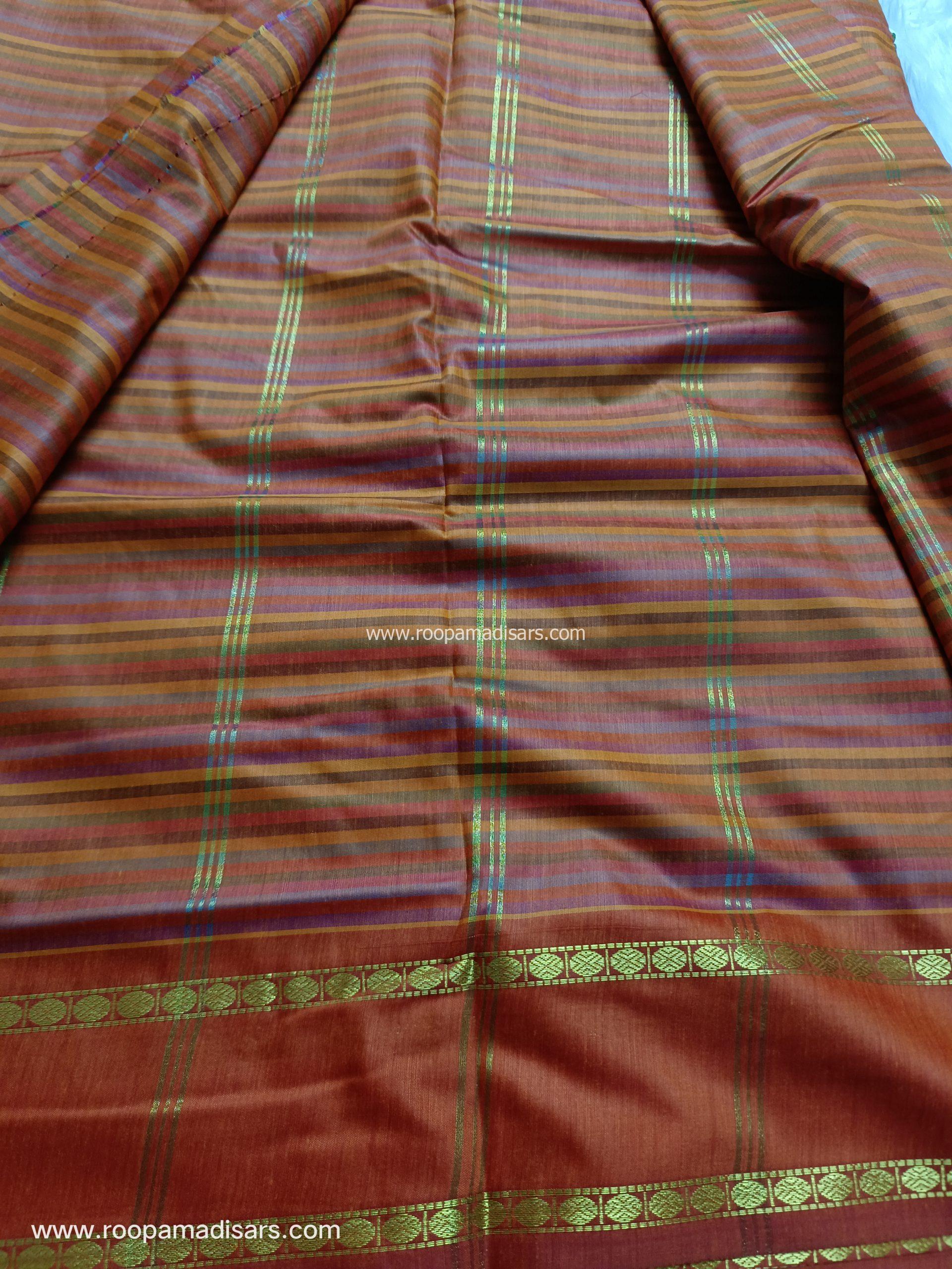 READYMADE MICRO SILK MADISARS -10YARDS MICROR SILK MADISAR WITHOUT BLOUSE PIECE - Image 2