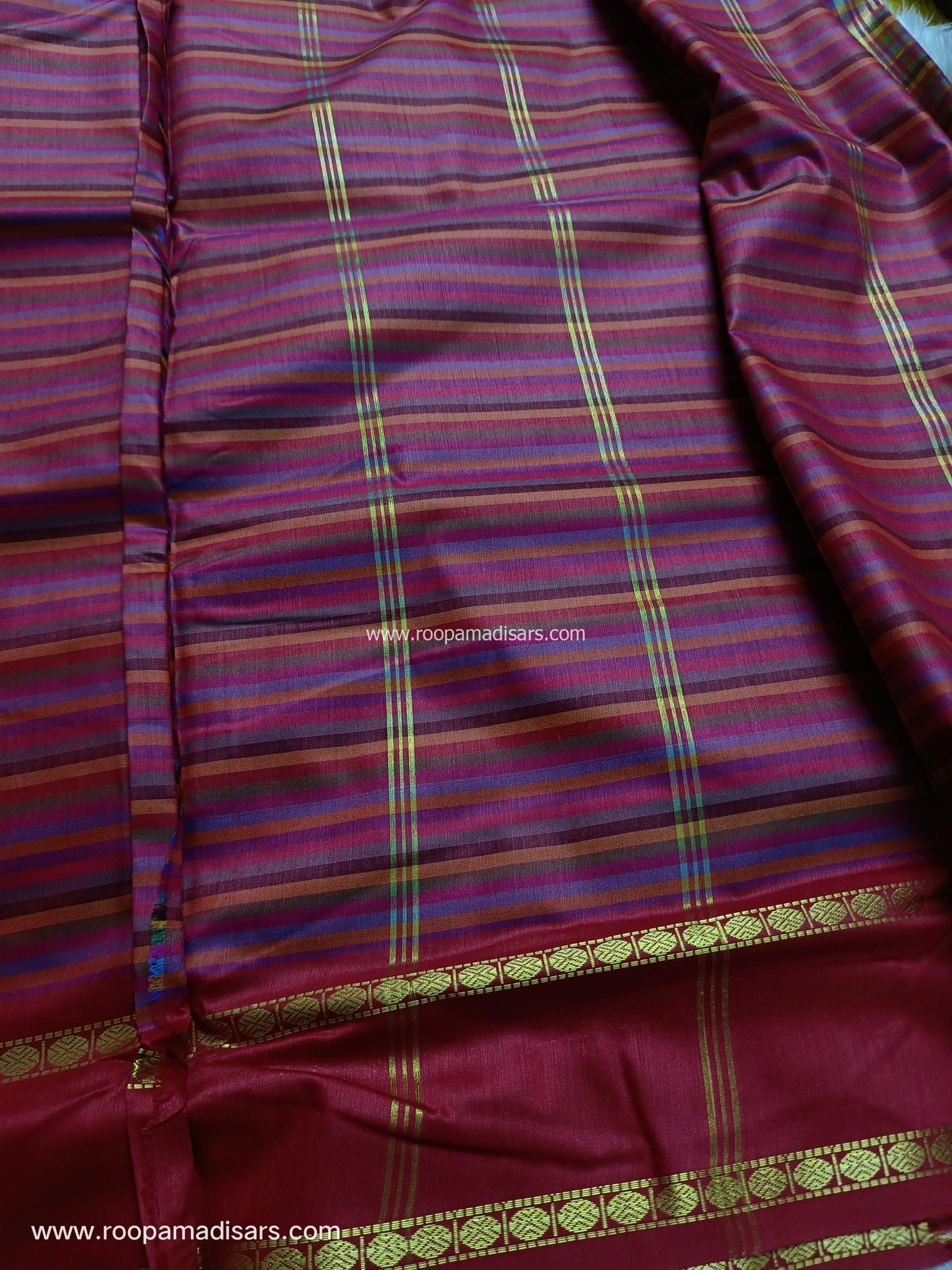 MICRO SILK MADISARS -10YARDS MICROR SILK MADISAR WITHOUT BLOUSE PIECE - Image 2