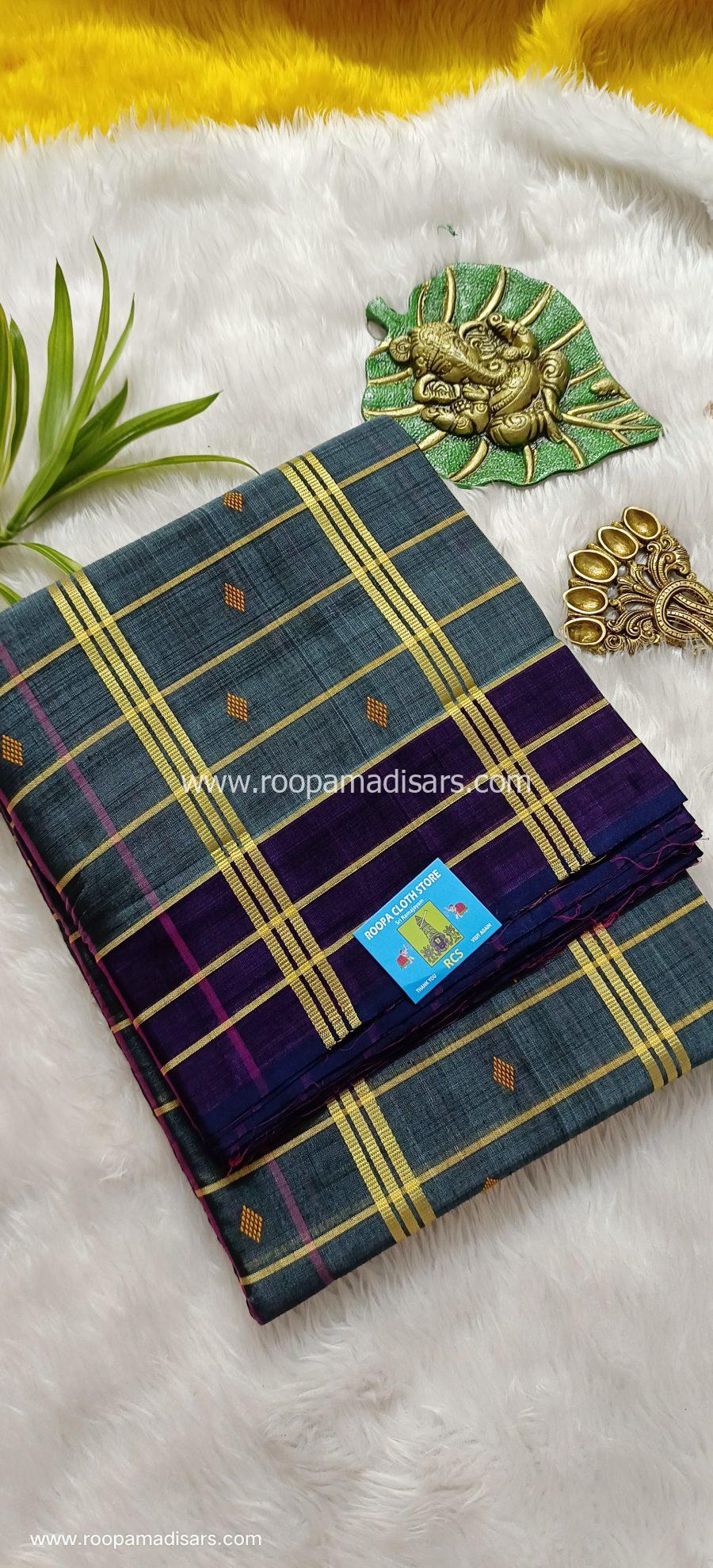 DEVENDRA SAREES -12 YARDS ORIGINAL DEVENDRA MADISAR SAREE WITHOUT BLOUSE PIECE - Image 2