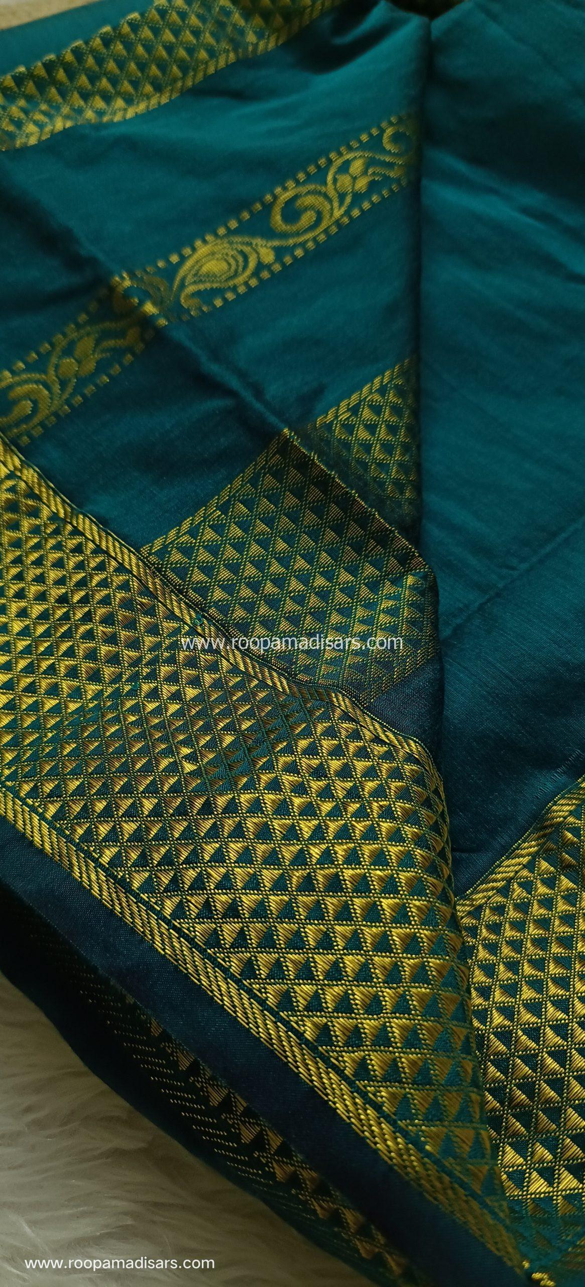 KALYANI SILK COTTON -REGULAR MADISAR SAREE WITHOUT BLOUSE PIECE - Image 2