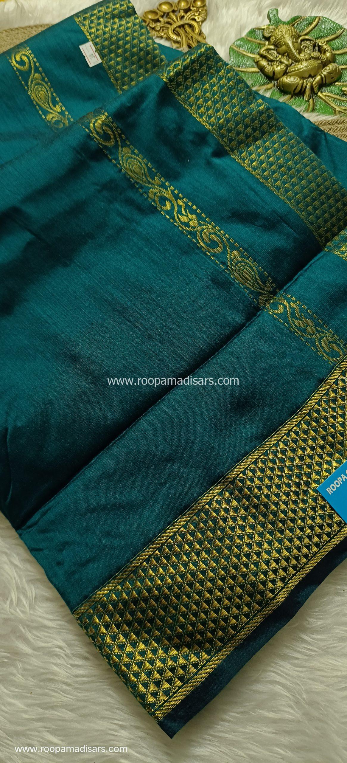 KALYANI SILK COTTON -REGULAR MADISAR SAREE WITHOUT BLOUSE PIECE