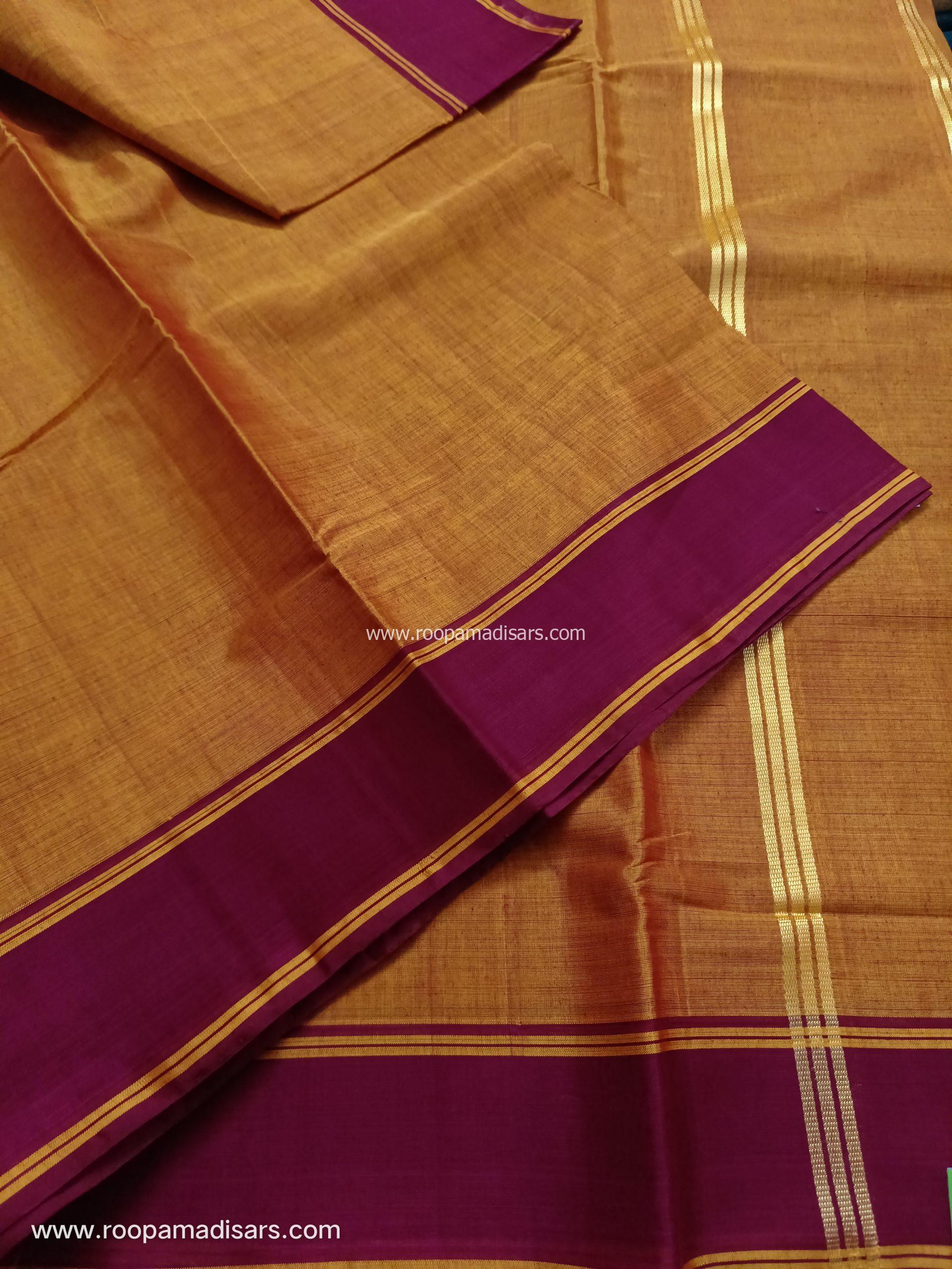 DEVENDRA SAREES -10 YARDS ORIGINAL DEVENDRA MADISAR SAREE WITHOUT BLOUSE PIECE