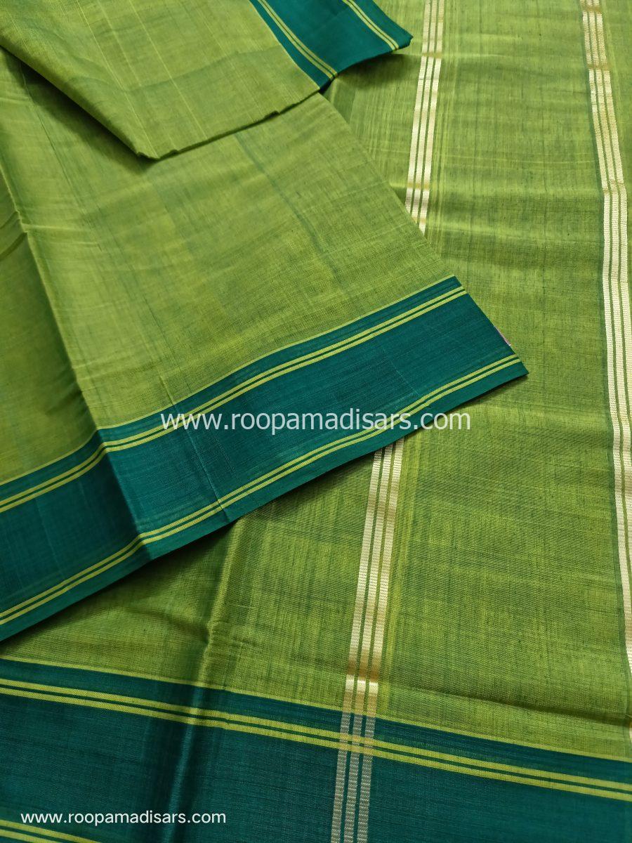 DEVENDRA SAREES -10 YARDS ORIGINAL DEVENDRA MADISAR SAREE WITHOUT BLOUSE PIECE - Image 2