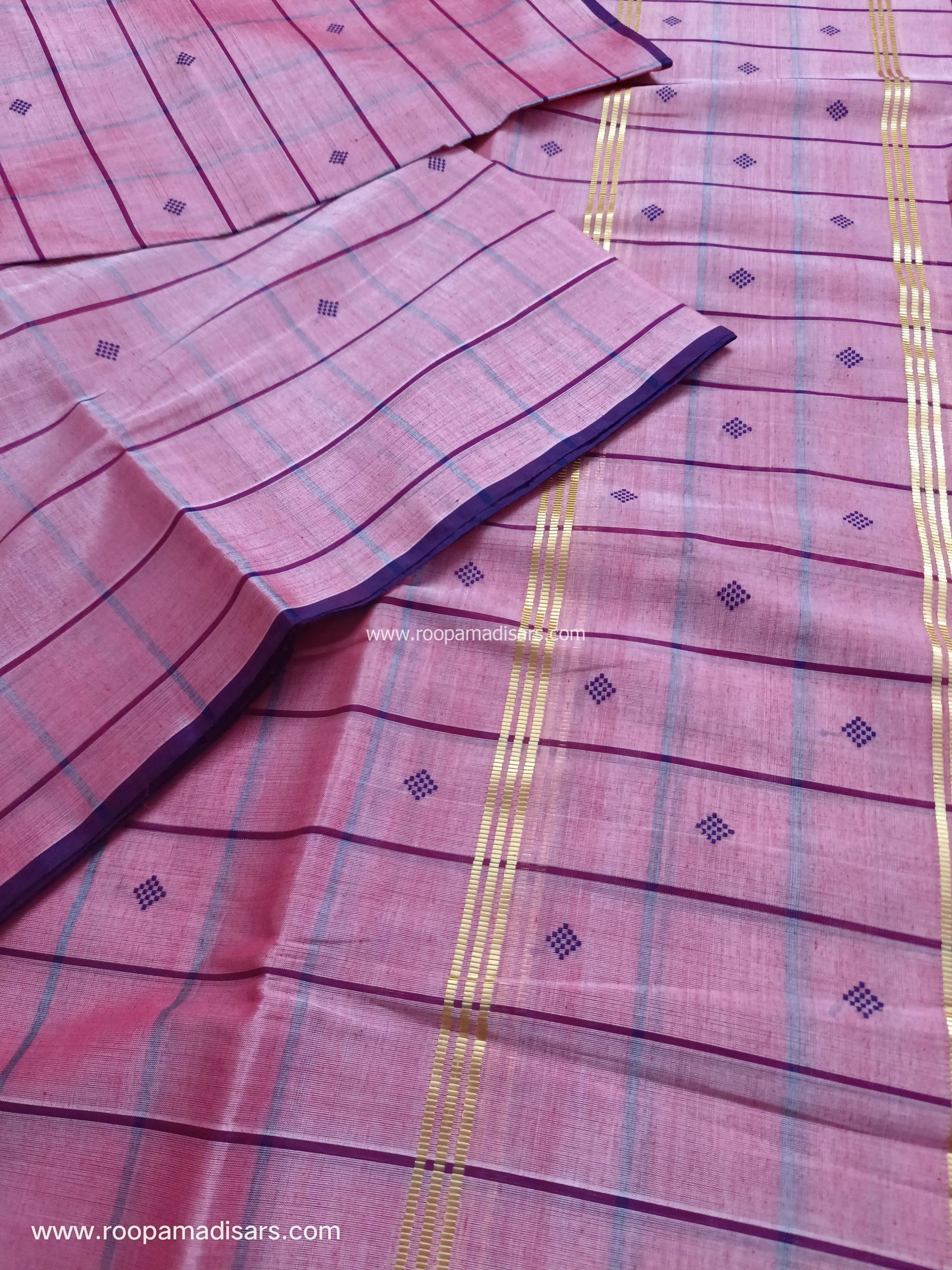 DEVENDRA SAREES -10 YARDS ORIGINAL DEVENDRA MADISAR SAREE WITHOUT BLOUSE PIECE - Image 2