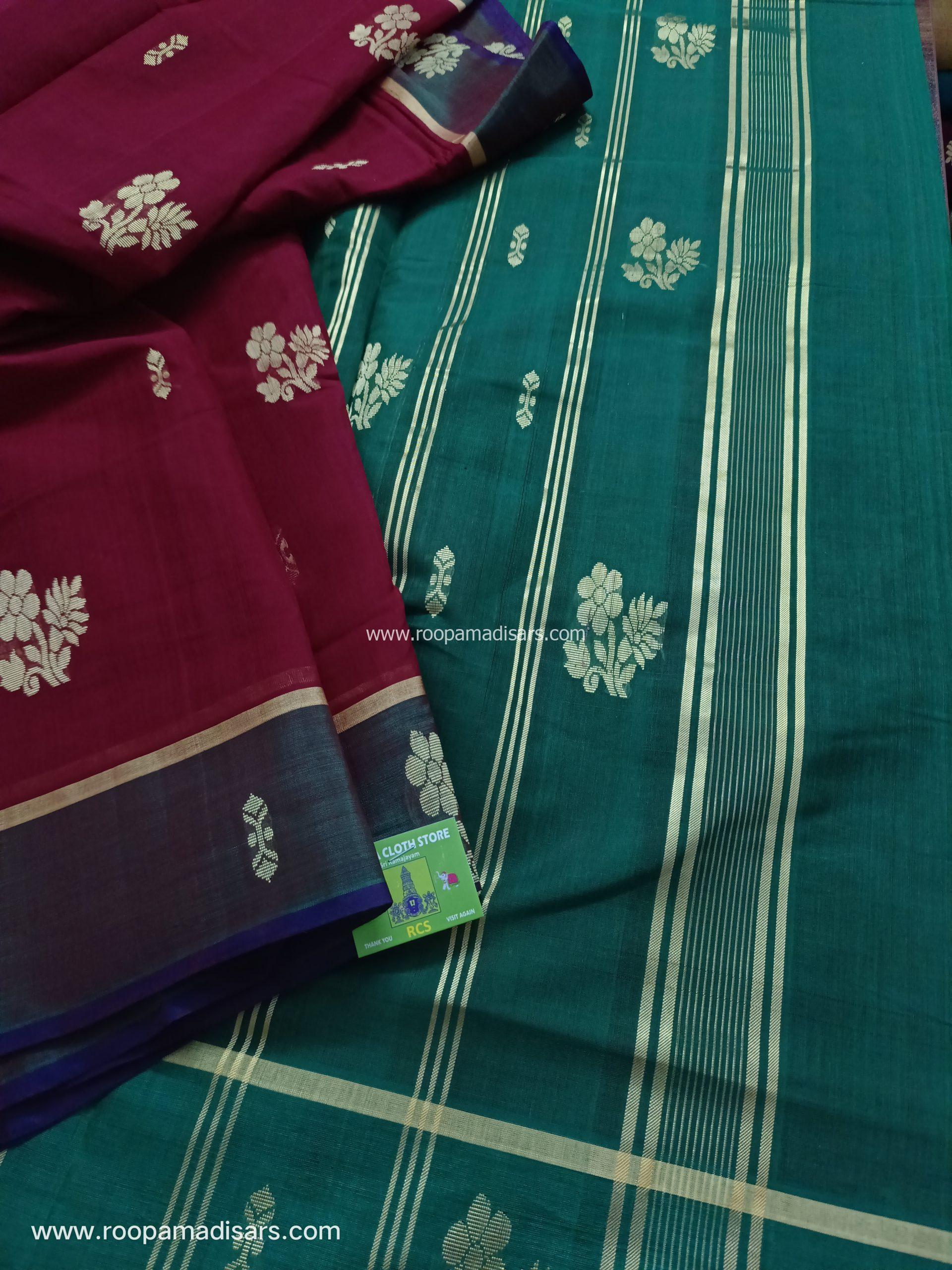 DEVENDRA SAREES -10 YARDS ORIGINAL DEVENDRA MADISAR SAREE WITHOUT BLOUSE PIECE - Image 2