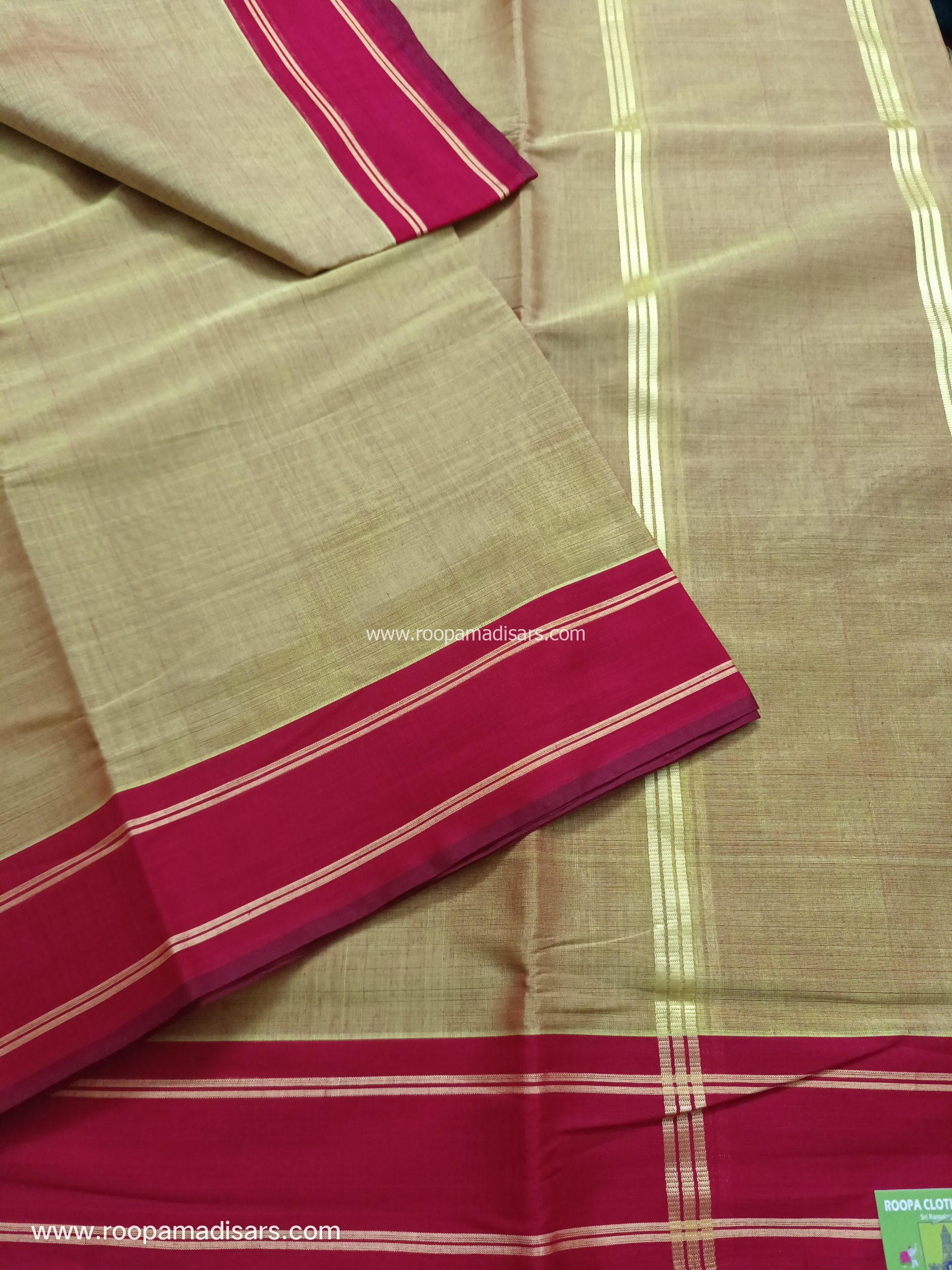 DEVENDRA SAREES -11 YARDS ORIGINAL DEVENDRA MADISAR SAREE WITHOUT BLOUSE PIECE