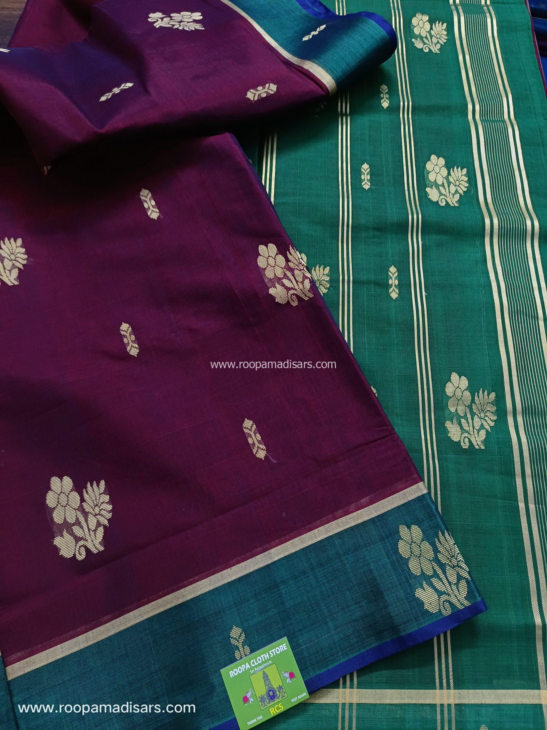DEVENDRA SAREES -10 YARDS ORIGINAL DEVENDRA MADISAR SAREE WITHOUT BLOUSE PIECE - Image 2