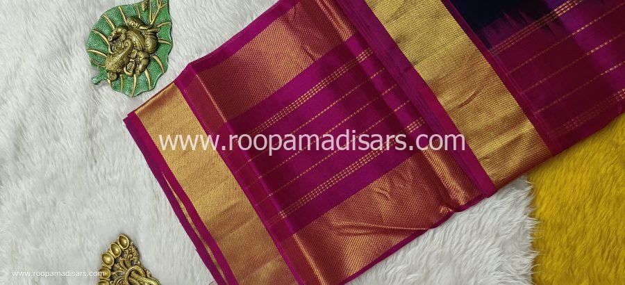 Pure Silk Cotton Madisar -10YARDS PURE SILK COTTON MADISAR KORVAI BORDER WITHOUT BLOUSE PIECE - Image 2