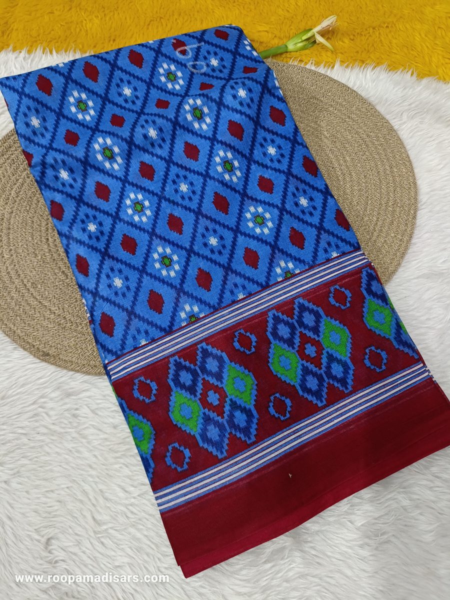 ERODE COTTON MADISARS -10.5 YARDS ORIGINAL ERODE COTTON MADISAR WITHOUT ZARI MADISAREE WITHOUT BLOUSE PIECE