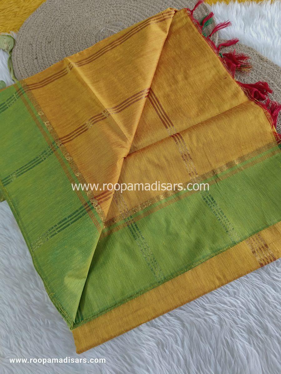 PURE COTTON READYMADE (ரெடிமேட் மடிசார்) -READYMADE MADISAR WITHOUT BLOUSE PIECE - Image 2