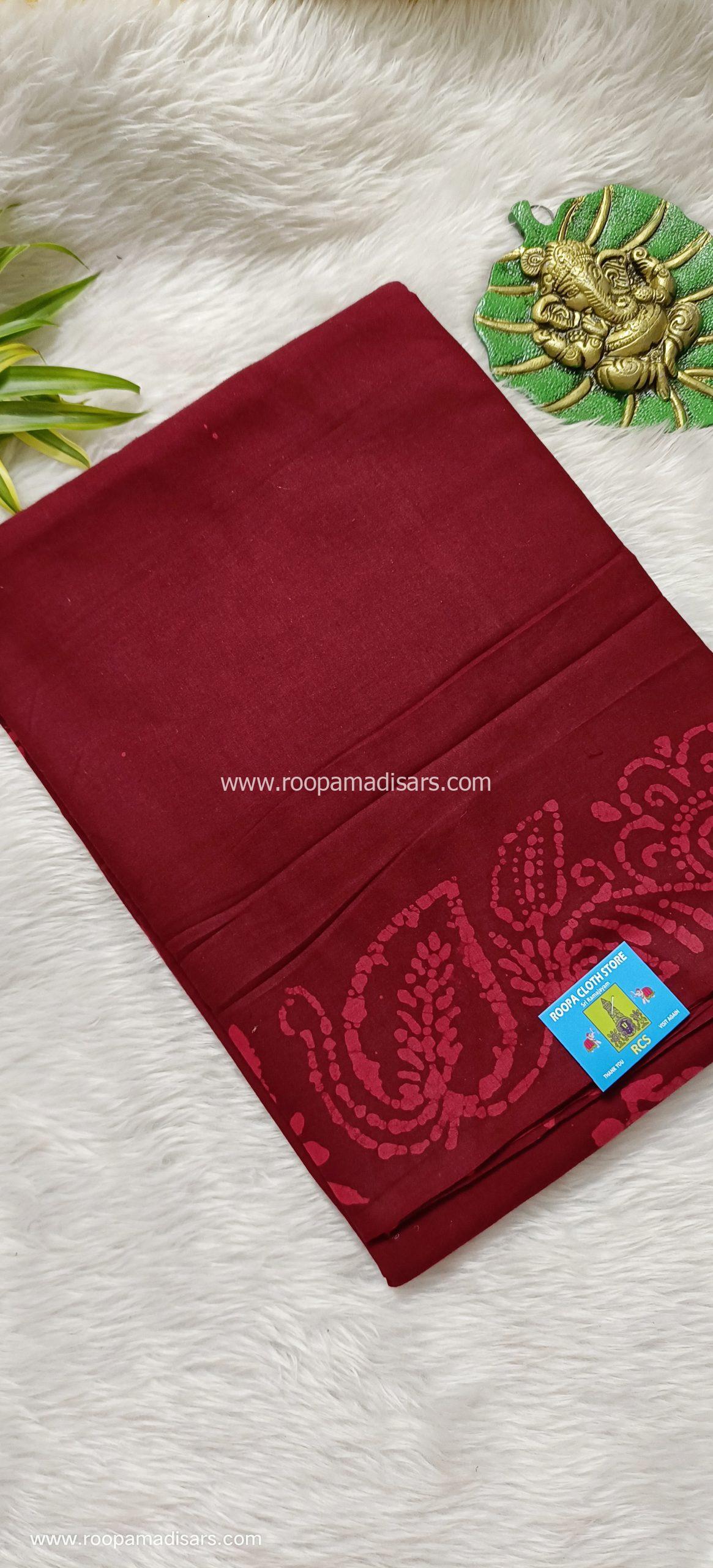 BATIK SAREES -10.5 YARDS ORIGINAL WAX PRINTED BATIK MADISAR SAREE WITHOUT BLOUSE PIECE