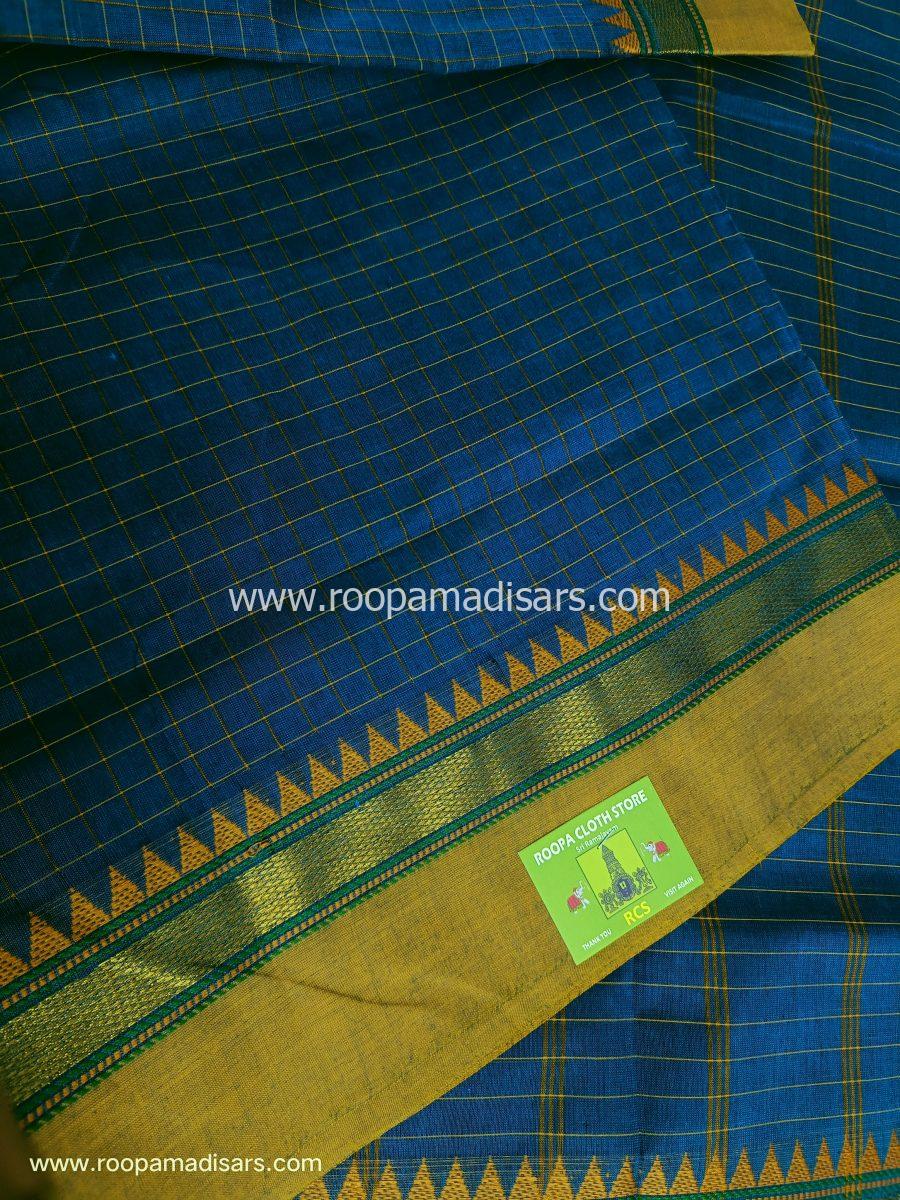 KANCHI COTTON MADISAR-10YARDS COTTON MADISAR SAREE WITHOUT BLOUSE PIECE - Image 2