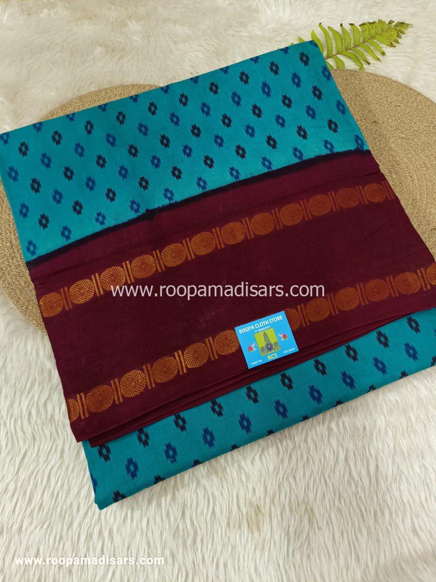 SUNGUDI SAREES -10.5YARDS MADISAR SAREE WITHOUT BLOUSE PIECE