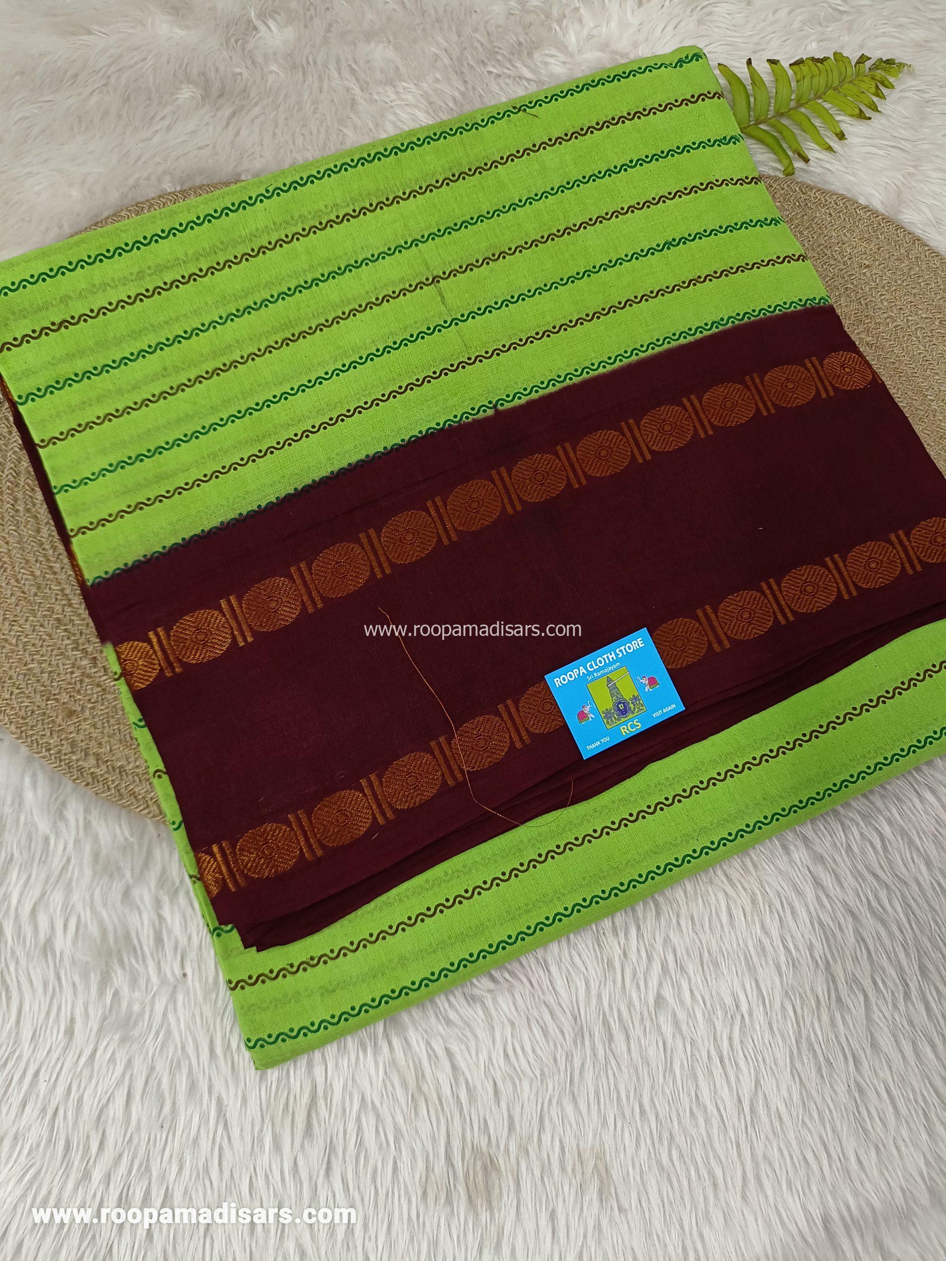 SUNGUDI SAREES -10.5YARDS MADISAR SAREE WITHOUT BLOUSE PIECE