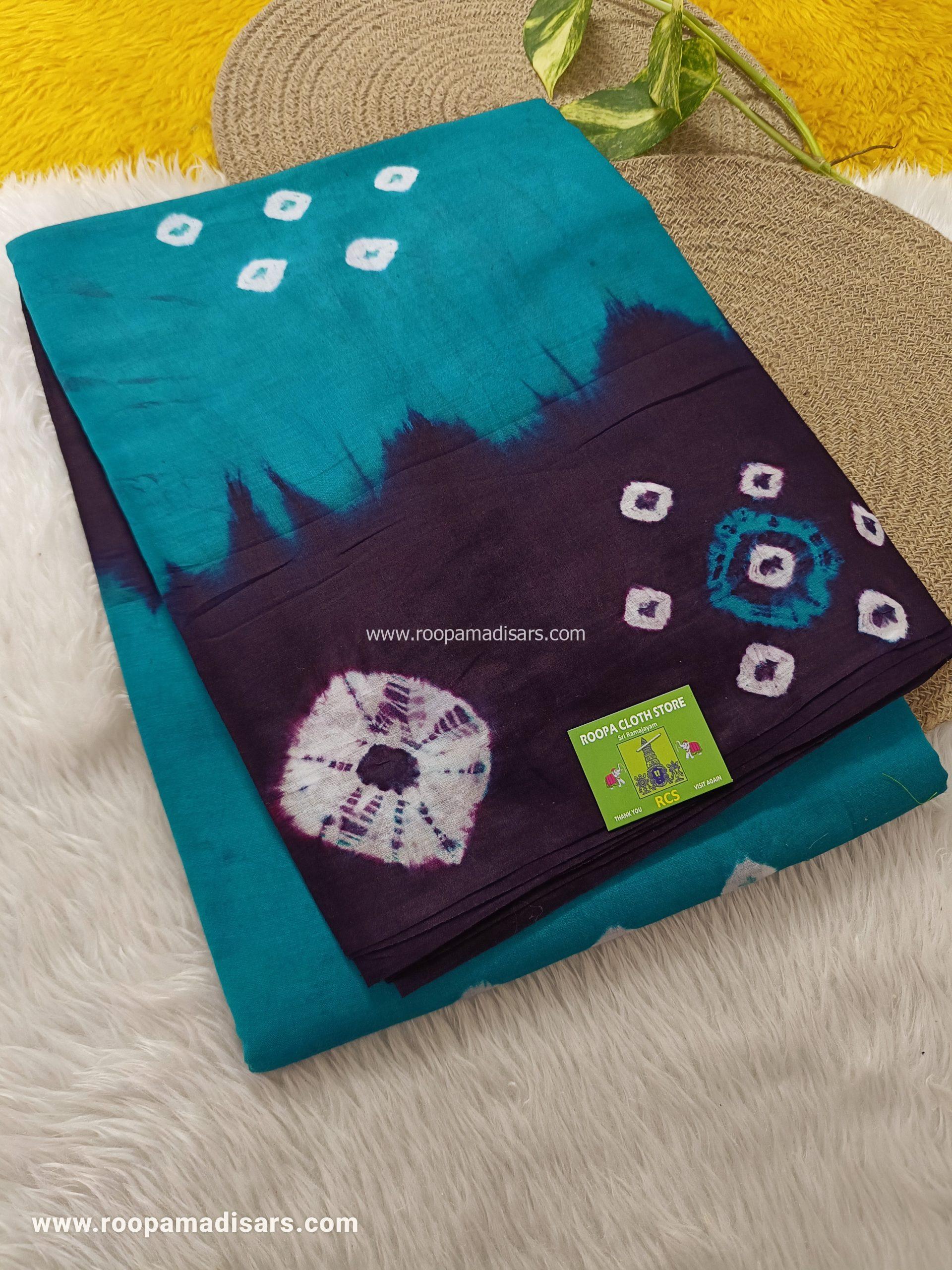 BATIK SAREES -10.5 YARDS ORIGINAL WAX PRINTED BATIK MADISAR SAREE WITHOUT BLOUSE PIECE