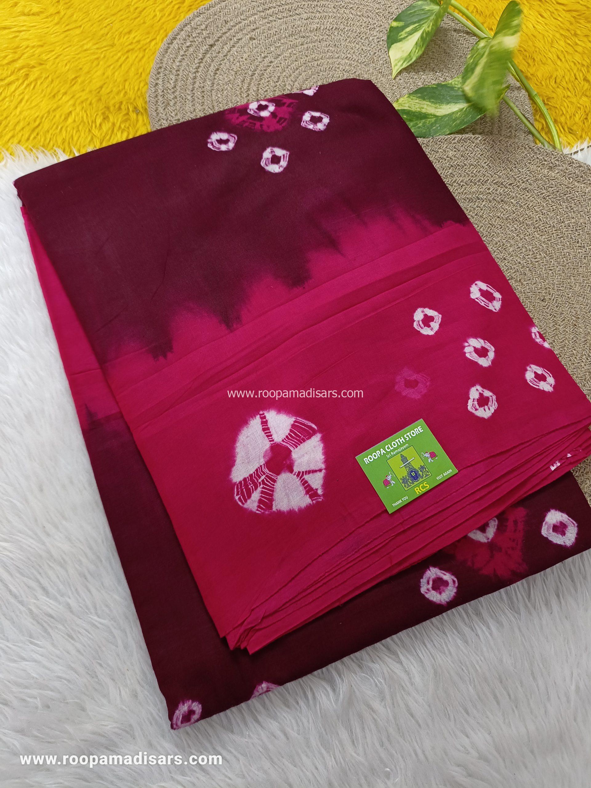 BATIK SAREES -10.5 YARDS ORIGINAL WAX PRINTED BATIK MADISAR SAREE WITHOUT BLOUSE PIECE