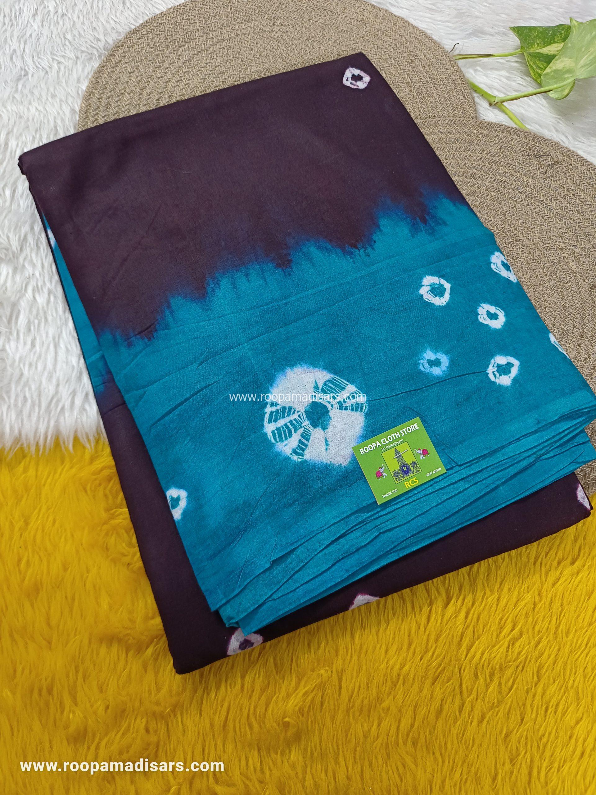 BATIK SAREES -10.5 YARDS ORIGINAL WAX PRINTED BATIK MADISAR SAREE WITHOUT BLOUSE PIECE