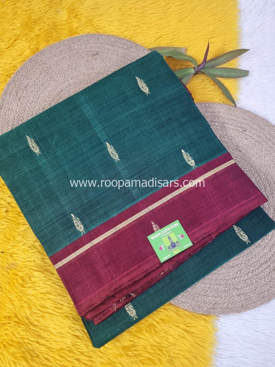 DEVENDRA SAREES -11 YARDS ORIGINAL DEVENDRA MADISAR SAREE WITHOUT BLOUSE PIECE - Image 2