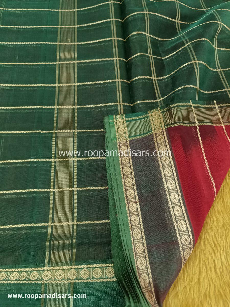 DEVENDRA SAREES -10 YARDS ORIGINAL DEVENDRA MADISAR SAREE WITHOUT BLOUSE PIECE - Image 2