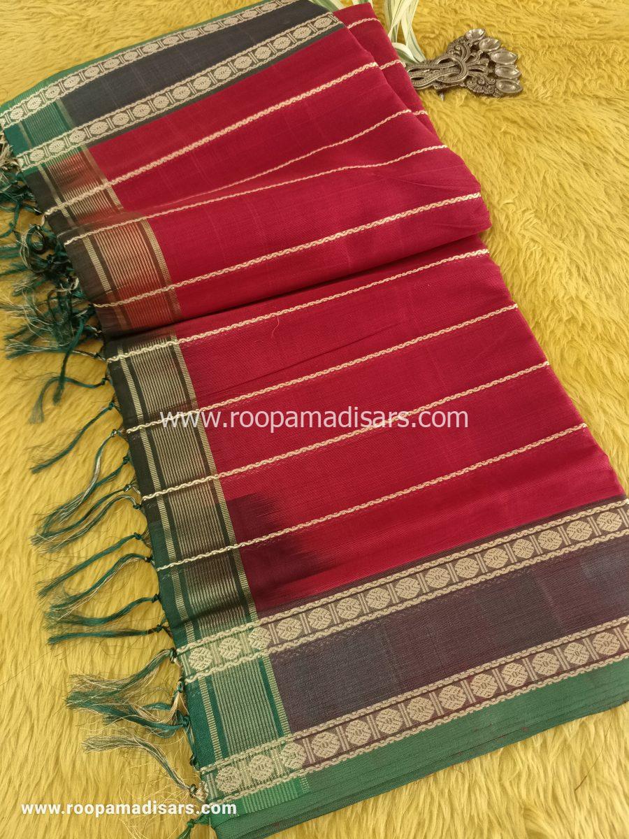 DEVENDRA SAREES -10 YARDS ORIGINAL DEVENDRA MADISAR SAREE WITHOUT BLOUSE PIECE
