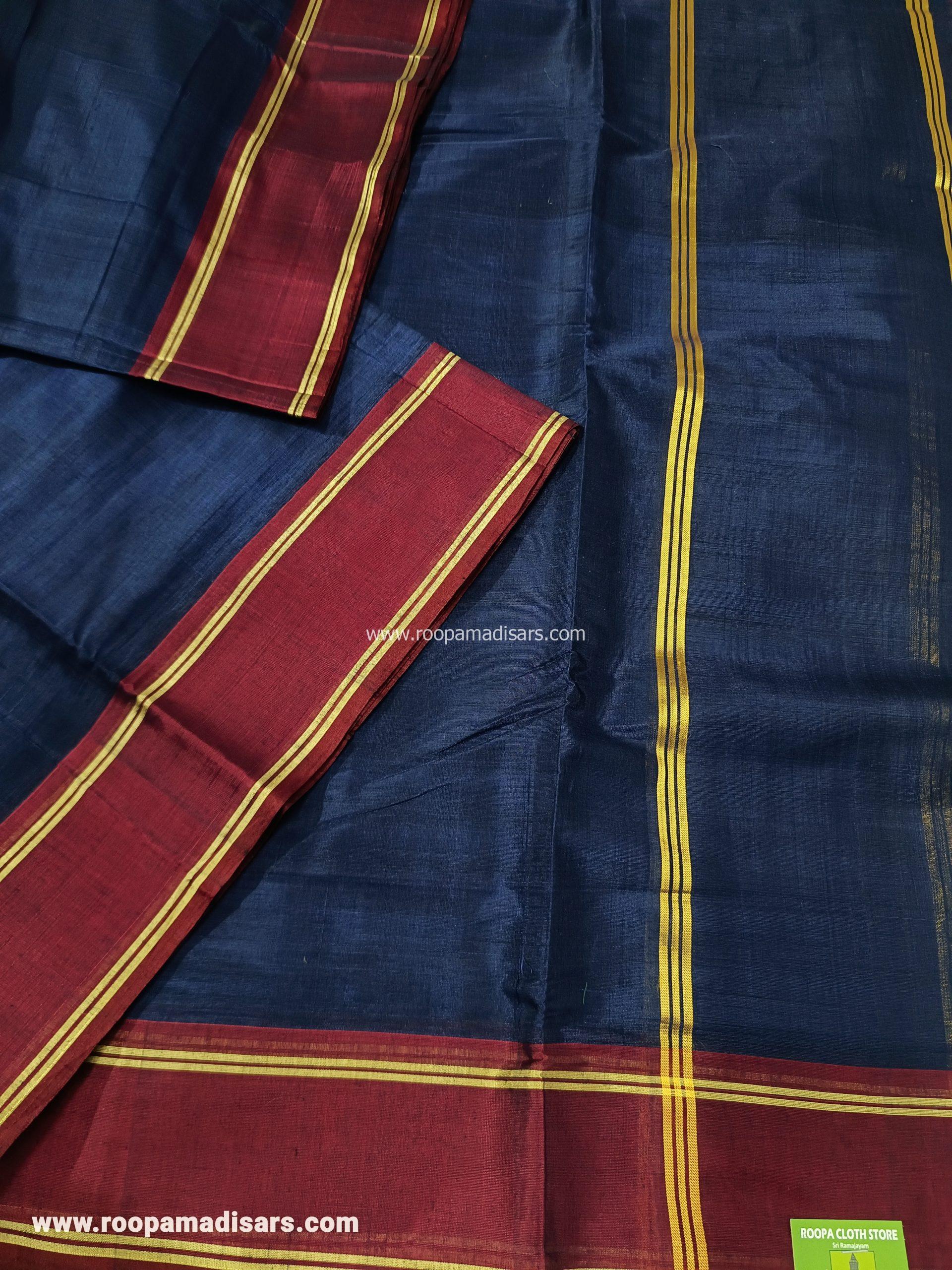DEVENDRA SAREES -10 YARDS ORIGINAL DEVENDRA MADISAR SAREE WITHOUT BLOUSE PIECE - Image 2