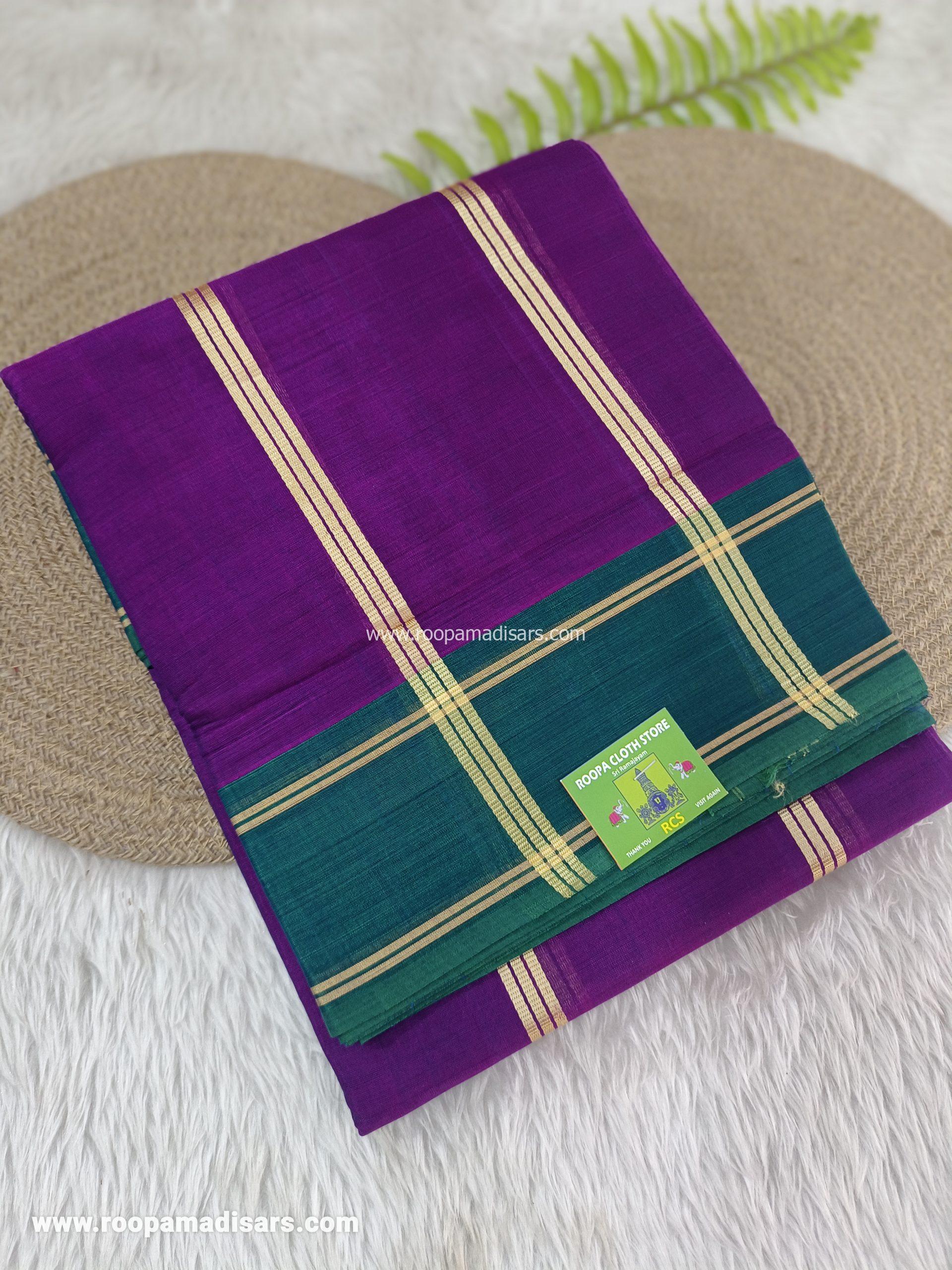 DEVENDRA SAREES -10 YARDS ORIGINAL DEVENDRA MADISAR SAREE WITHOUT BLOUSE PIECE