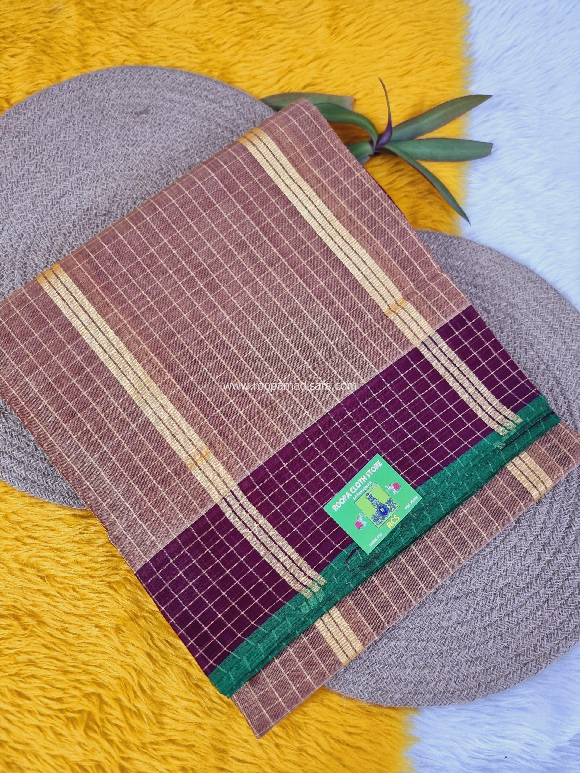 DEVENDRA SAREES -10 YARDS ORIGINAL DEVENDRA MADISAR SAREE WITHOUT BLOUSE PIECE