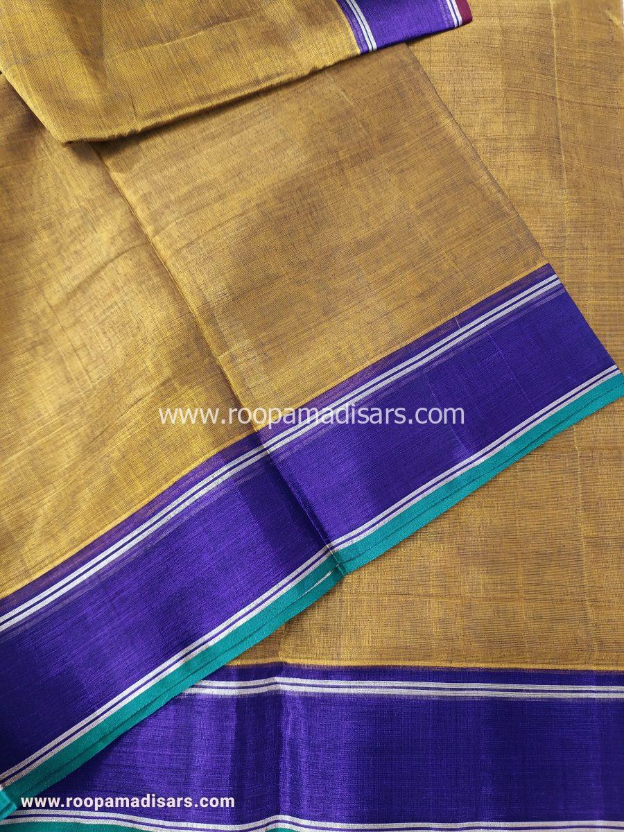 DEVENDRA SAREES -10 YARDS ORIGINAL DEVENDRA MADISAR SAREE WITHOUT BLOUSE PIECE - Image 2