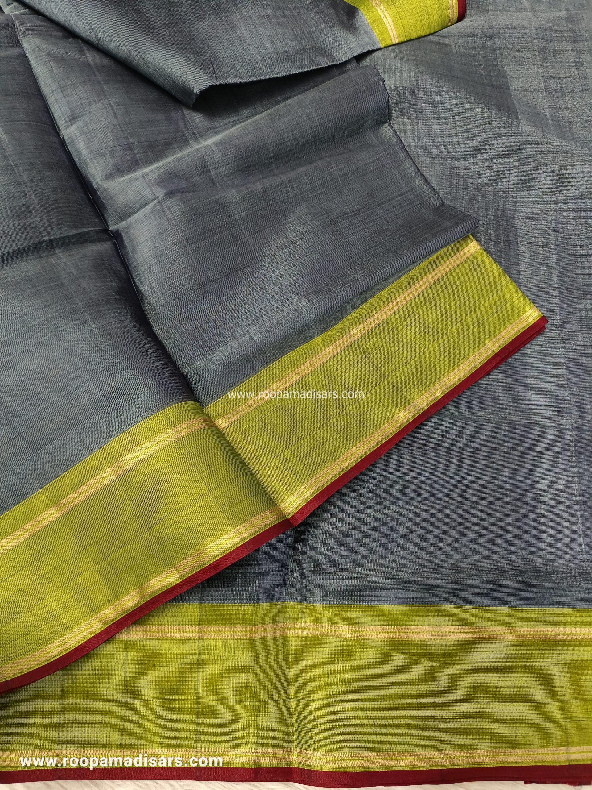 DEVENDRA SAREES -12 YARDS ORIGINAL DEVENDRA MADISAR SAREE WITHOUT BLOUSE PIECE - Image 2