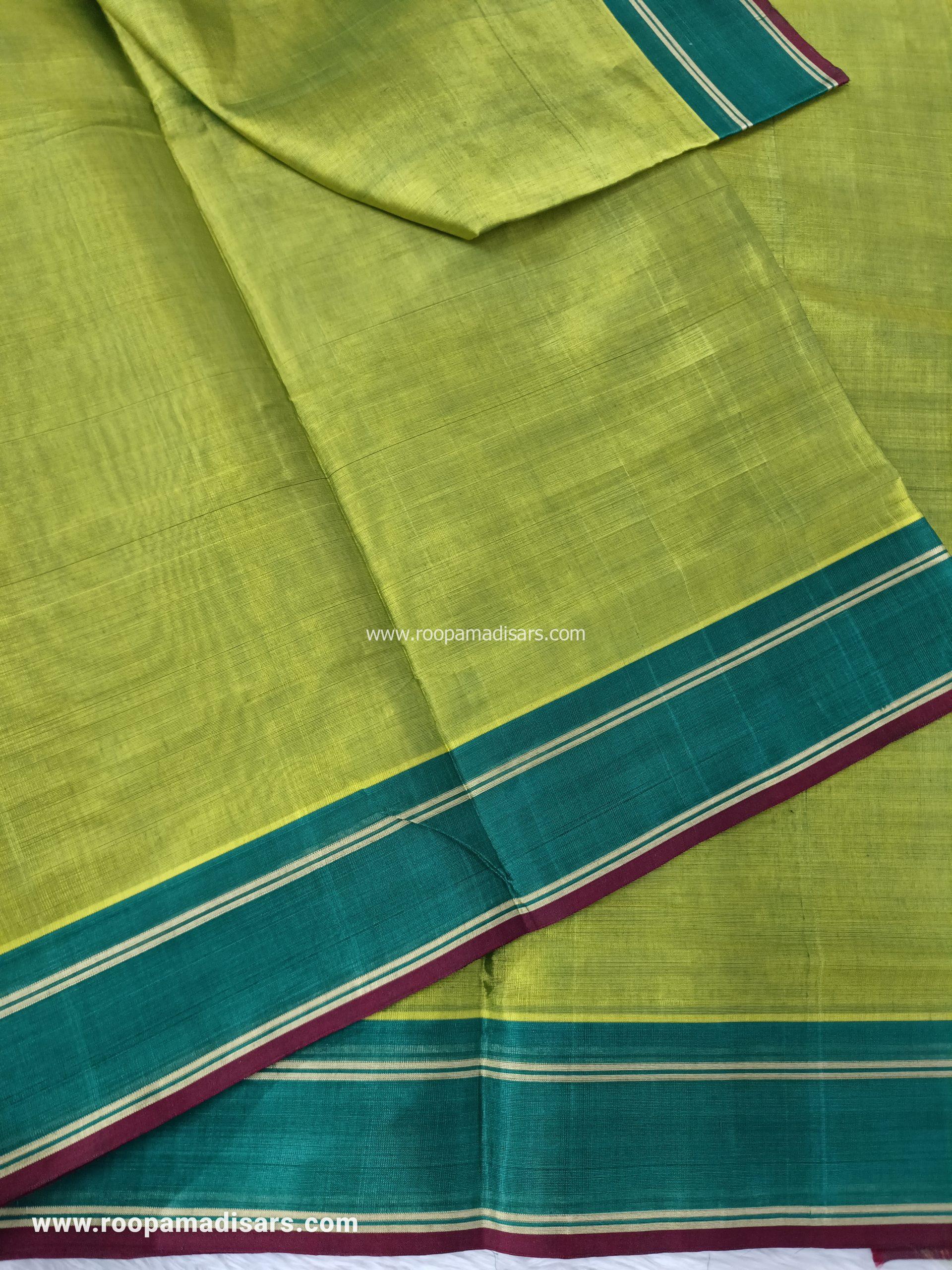 DEVENDRA SAREES -10 YARDS ORIGINAL DEVENDRA MADISAR SAREE WITHOUT BLOUSE PIECE - Image 2