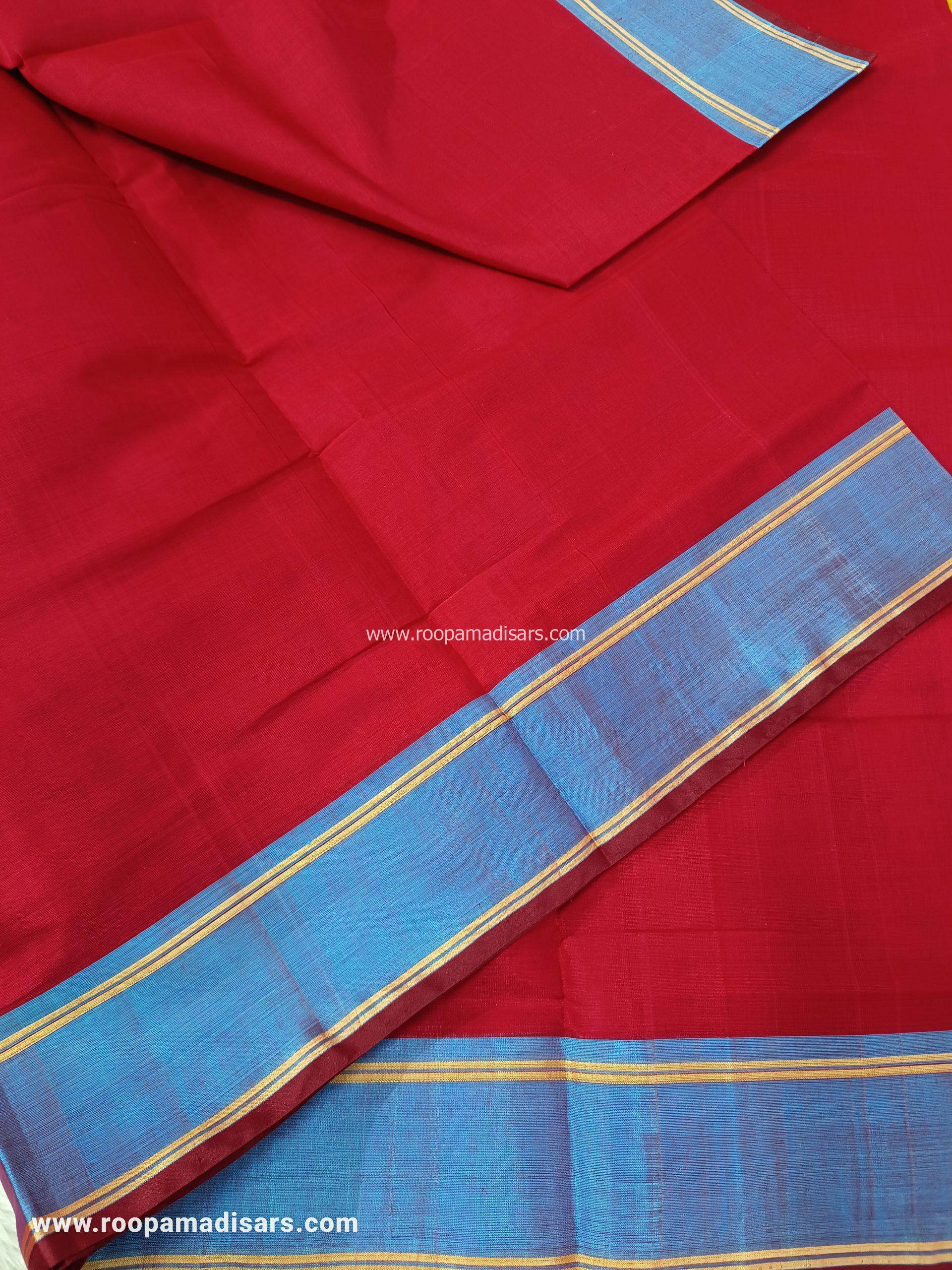 DEVENDRA SAREES -10 YARDS ORIGINAL DEVENDRA MADISAR SAREE WITHOUT BLOUSE PIECE - Image 2