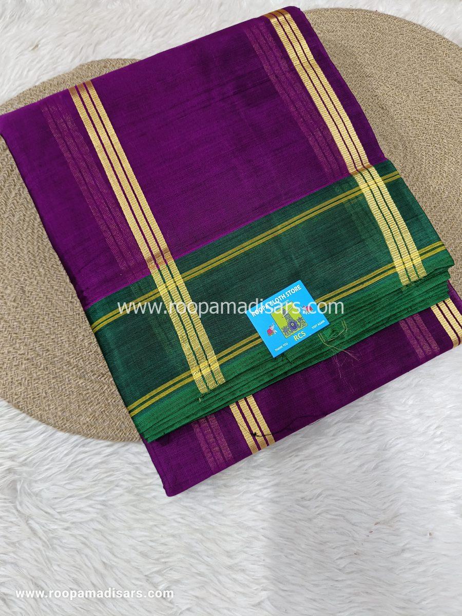 DEVENDRA SAREES -10 YARDS ORIGINAL DEVENDRA MADISAR SAREE WITHOUT BLOUSE PIECE