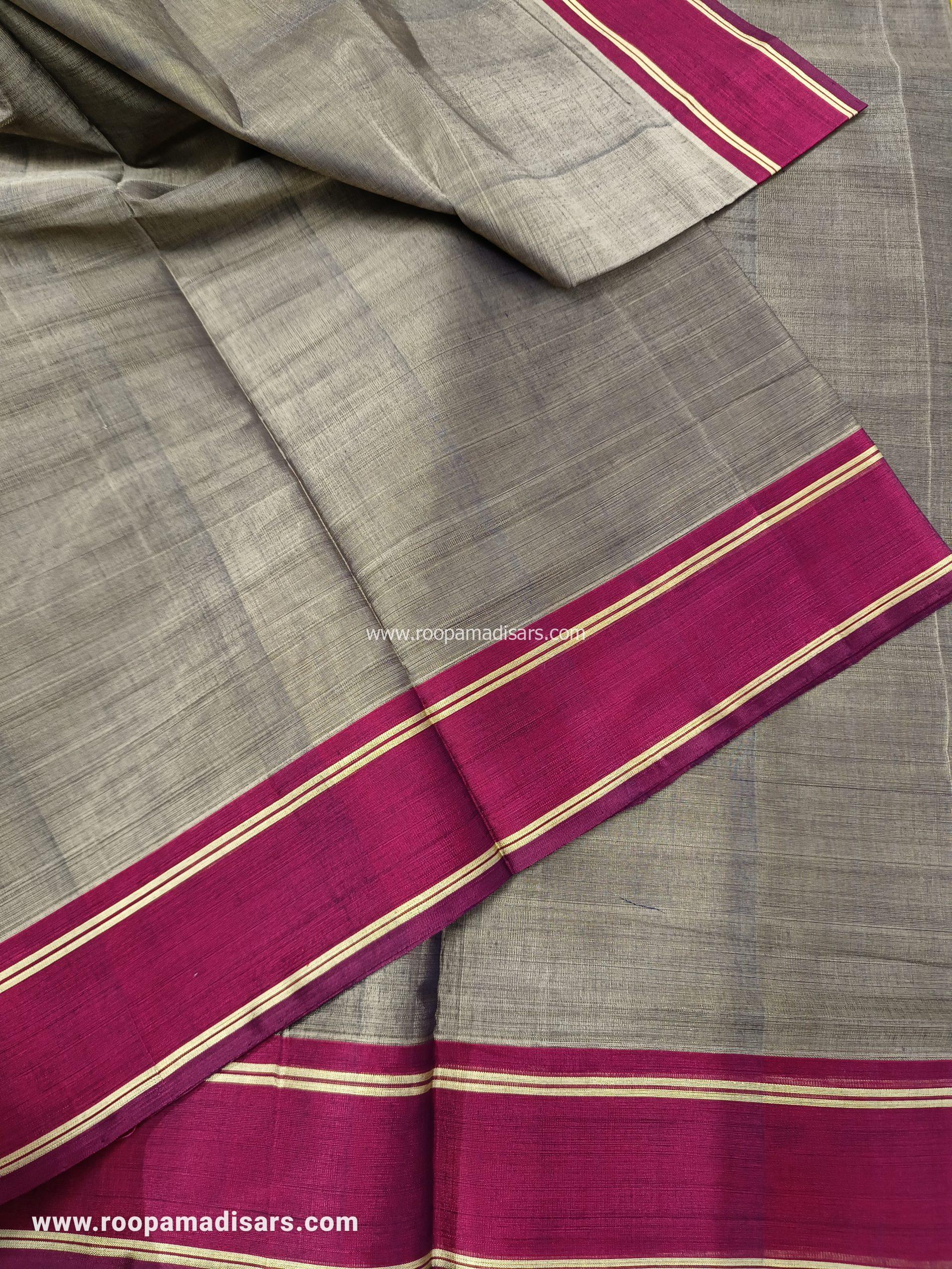 DEVENDRA SAREES -10.5 YARDS ORIGINAL DEVENDRA MADISAR SAREE WITHOUT BLOUSE PIECE - Image 2