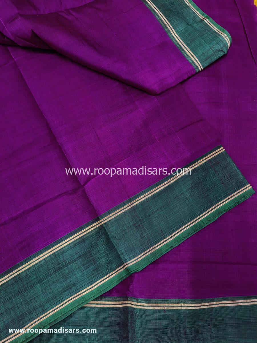 DEVENDRA SAREES -12 YARDS ORIGINAL DEVENDRA MADISAR SAREE WITHOUT BLOUSE PIECE - Image 2