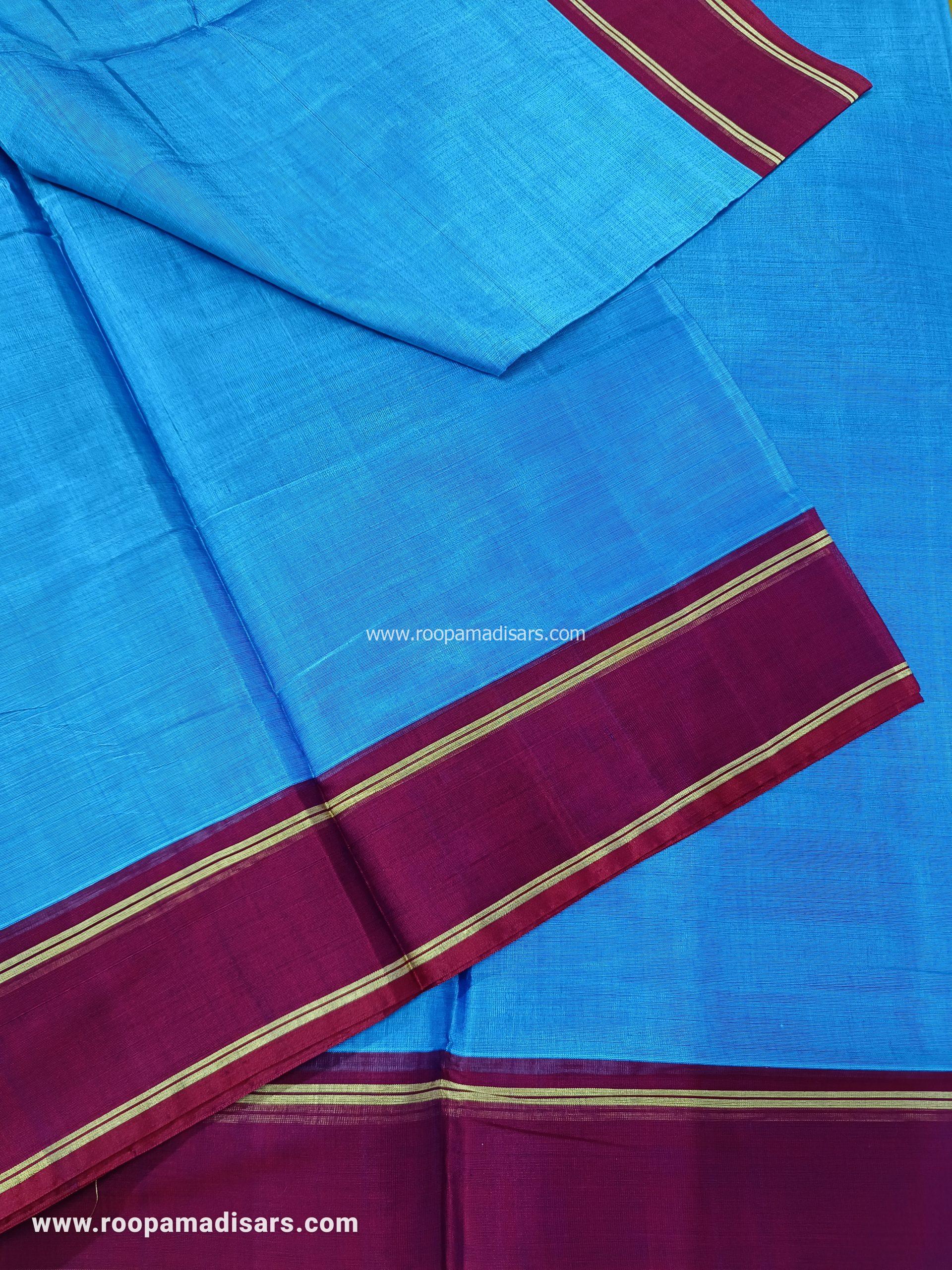 DEVENDRA SAREES -10.5 YARDS ORIGINAL DEVENDRA MADISAR SAREE WITHOUT BLOUSE PIECE - Image 2