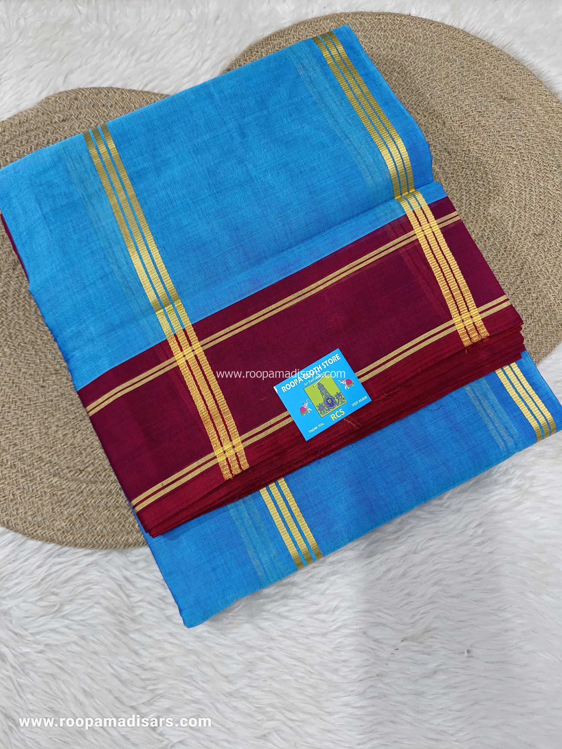 DEVENDRA SAREES -10.5 YARDS ORIGINAL DEVENDRA MADISAR SAREE WITHOUT BLOUSE PIECE