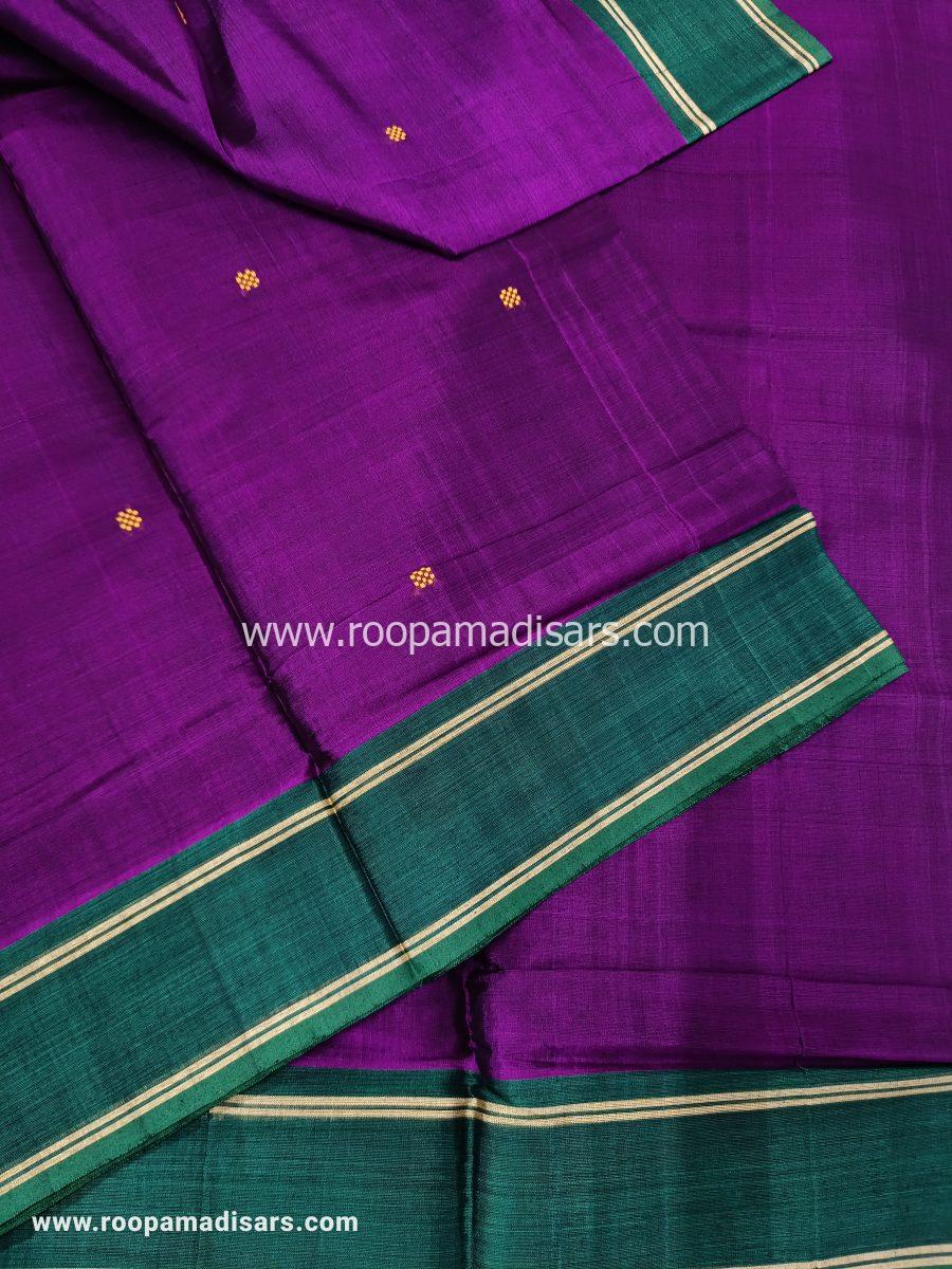 DEVENDRA SAREES -10 YARDS ORIGINAL DEVENDRA MADISAR SAREE WITHOUT BLOUSE PIECE - Image 2