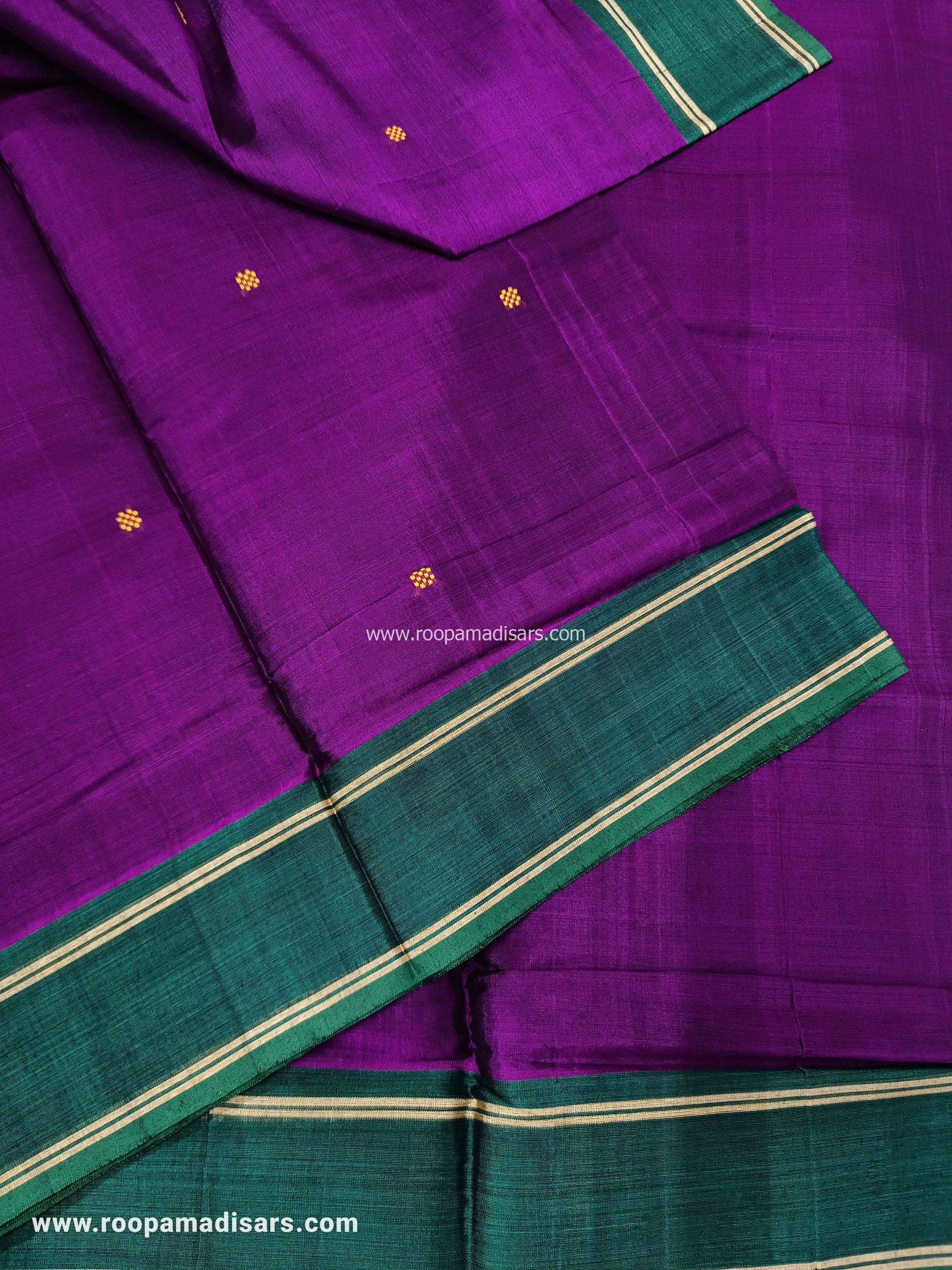 DEVENDRA SAREES -10 YARDS ORIGINAL DEVENDRA MADISAR SAREE WITHOUT BLOUSE PIECE - Image 2
