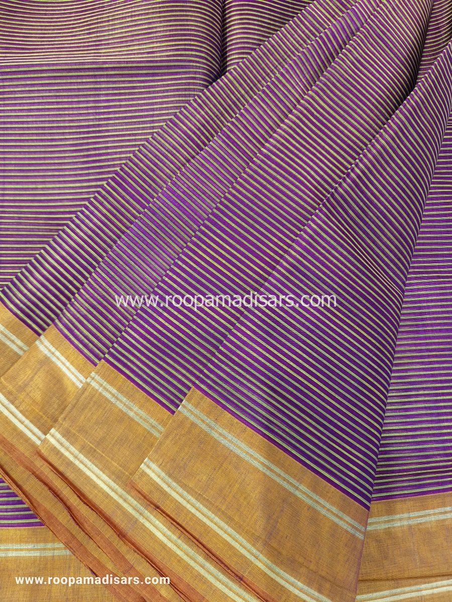 DEVENDRA SAREES -10 YARDS ORIGINAL DEVENDRA MADISAR SAREE WITHOUT BLOUSE PIECE - Image 2