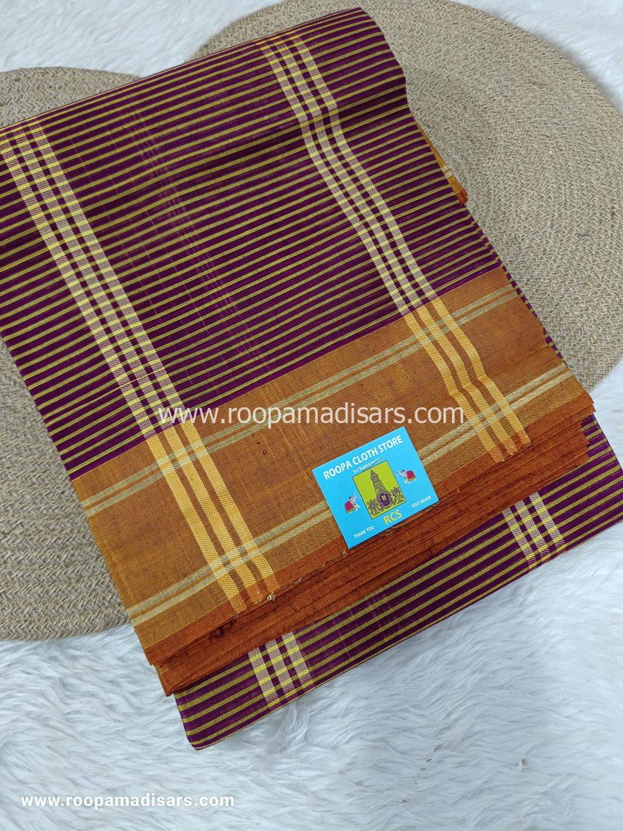 DEVENDRA SAREES -10 YARDS ORIGINAL DEVENDRA MADISAR SAREE WITHOUT BLOUSE PIECE