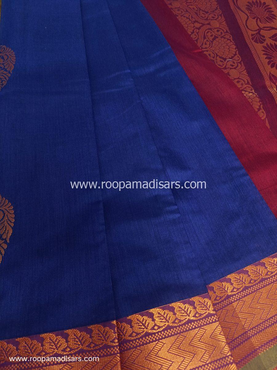 KOTA Silk Cotton Madisar -10.5YARDS KOTA SILK COTTON MADISAR WITHOUT BLOUSE PIECE - Image 2